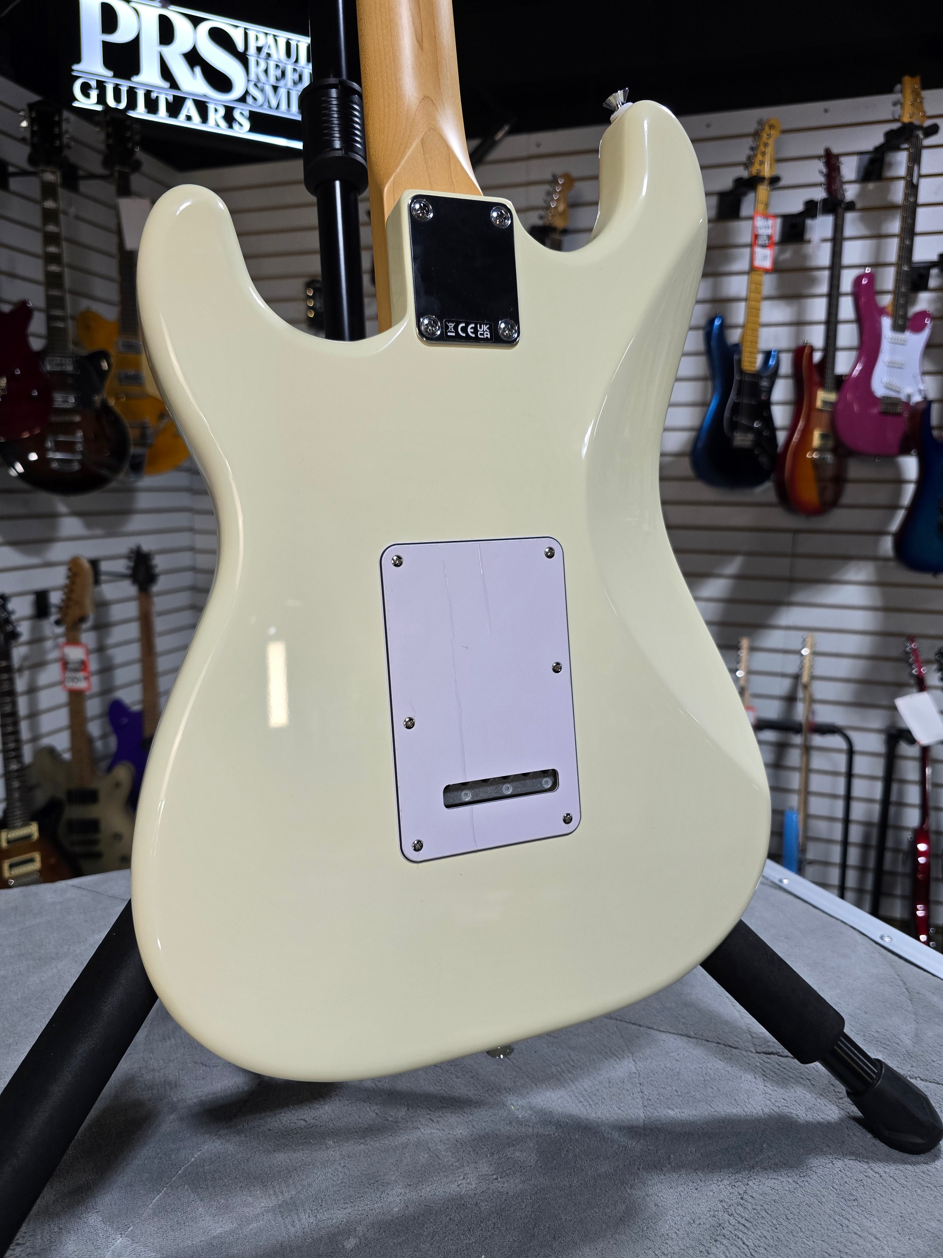 Fender Standard Stratocaster Electric Guitar - Olympic White & PLEK*D #384
