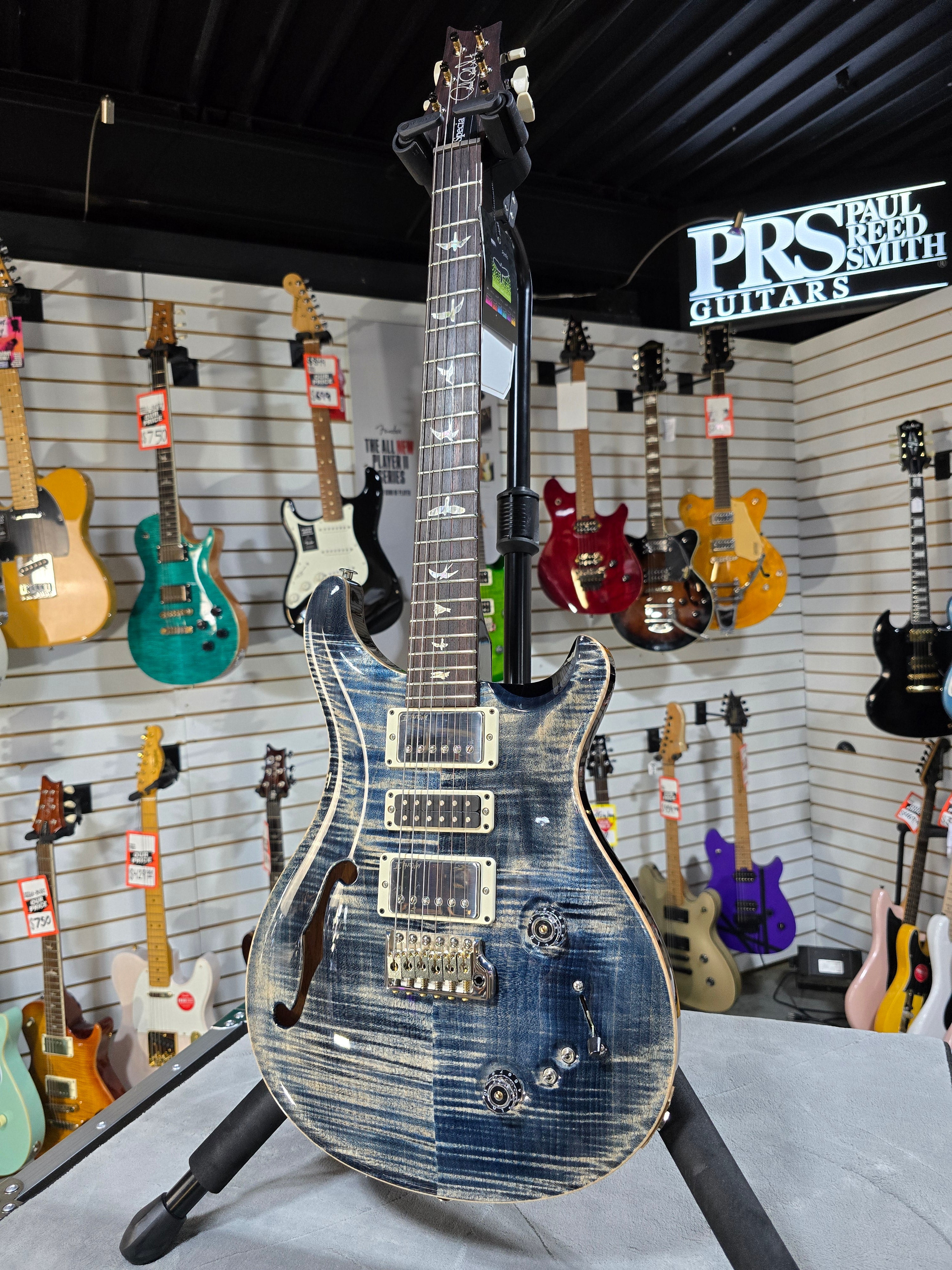 PRS Special Semi-Hollow - Electric Guitar - Faded Whale Blue w/ OHSC & PLEK*D #787