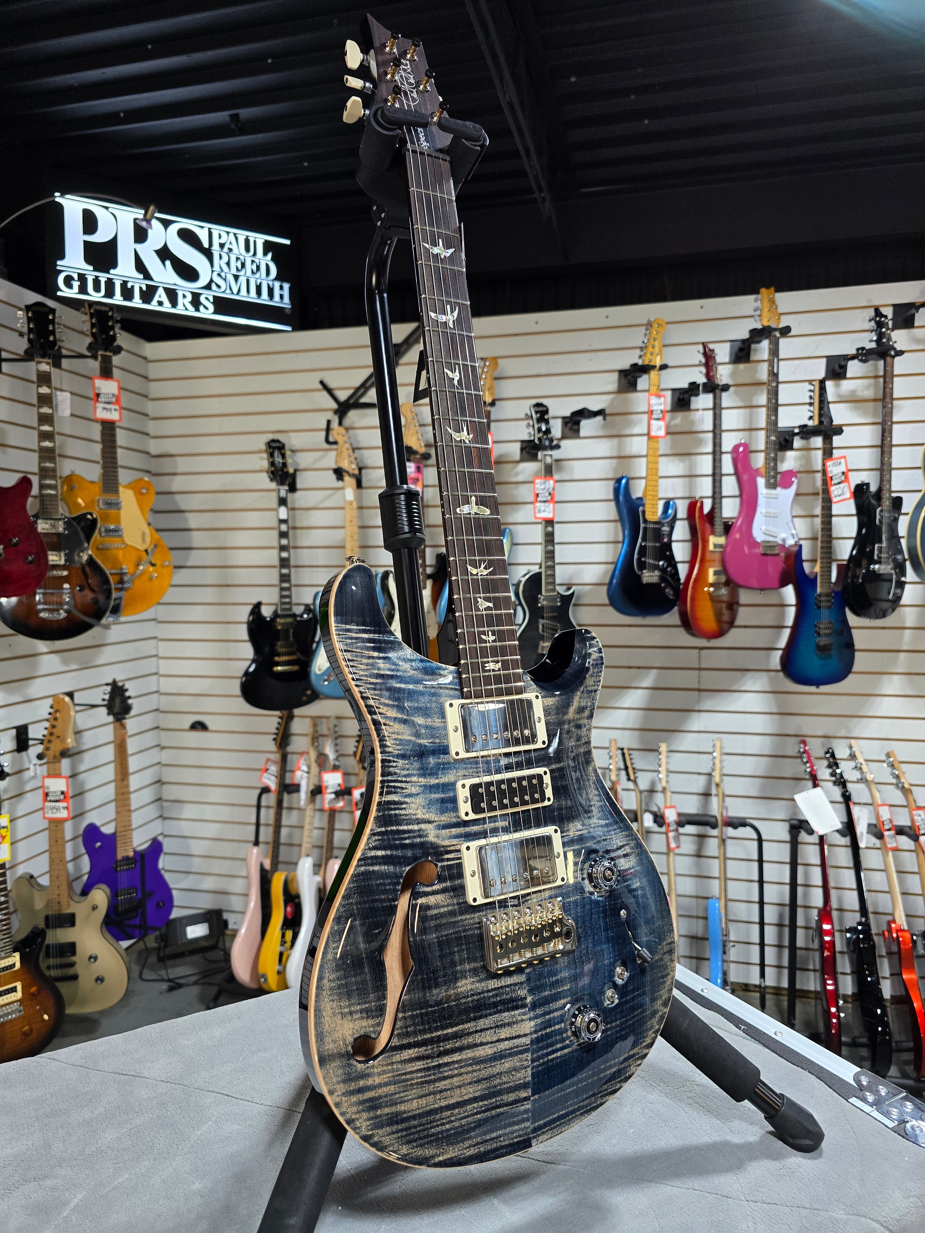 PRS Special Semi-Hollow - Electric Guitar - Faded Whale Blue w/ OHSC & PLEK*D #787