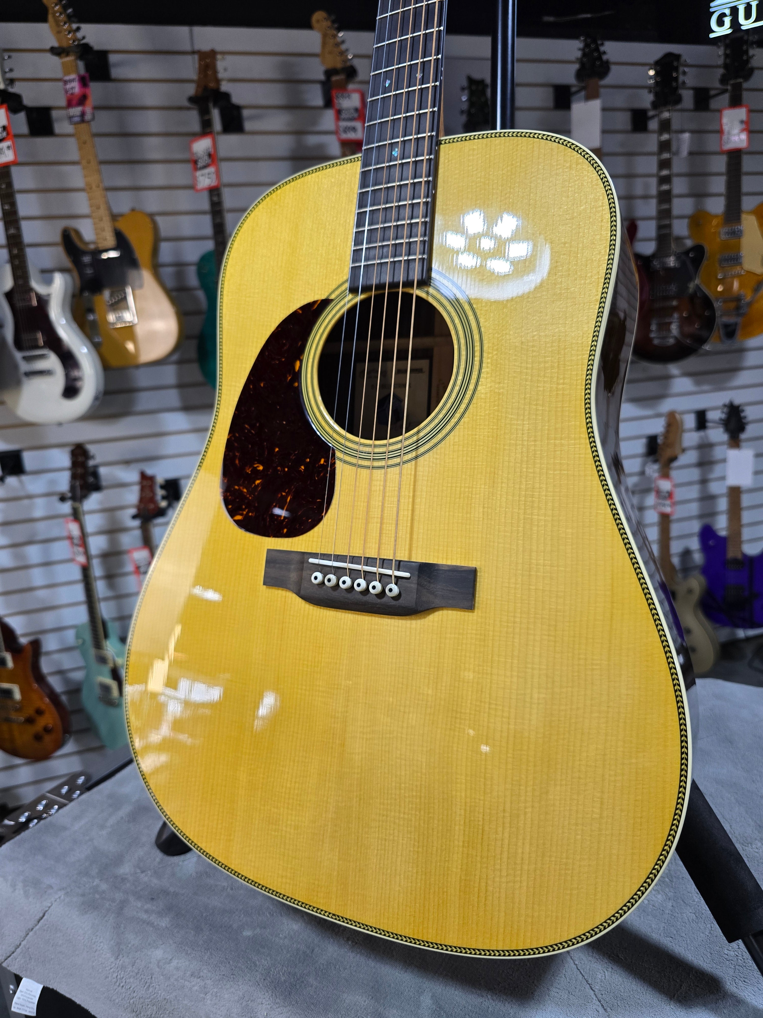 Martin Billy Strings Signature D-28 Left Handed Acoustic Guitar W/OHSC & PLEK*D #858