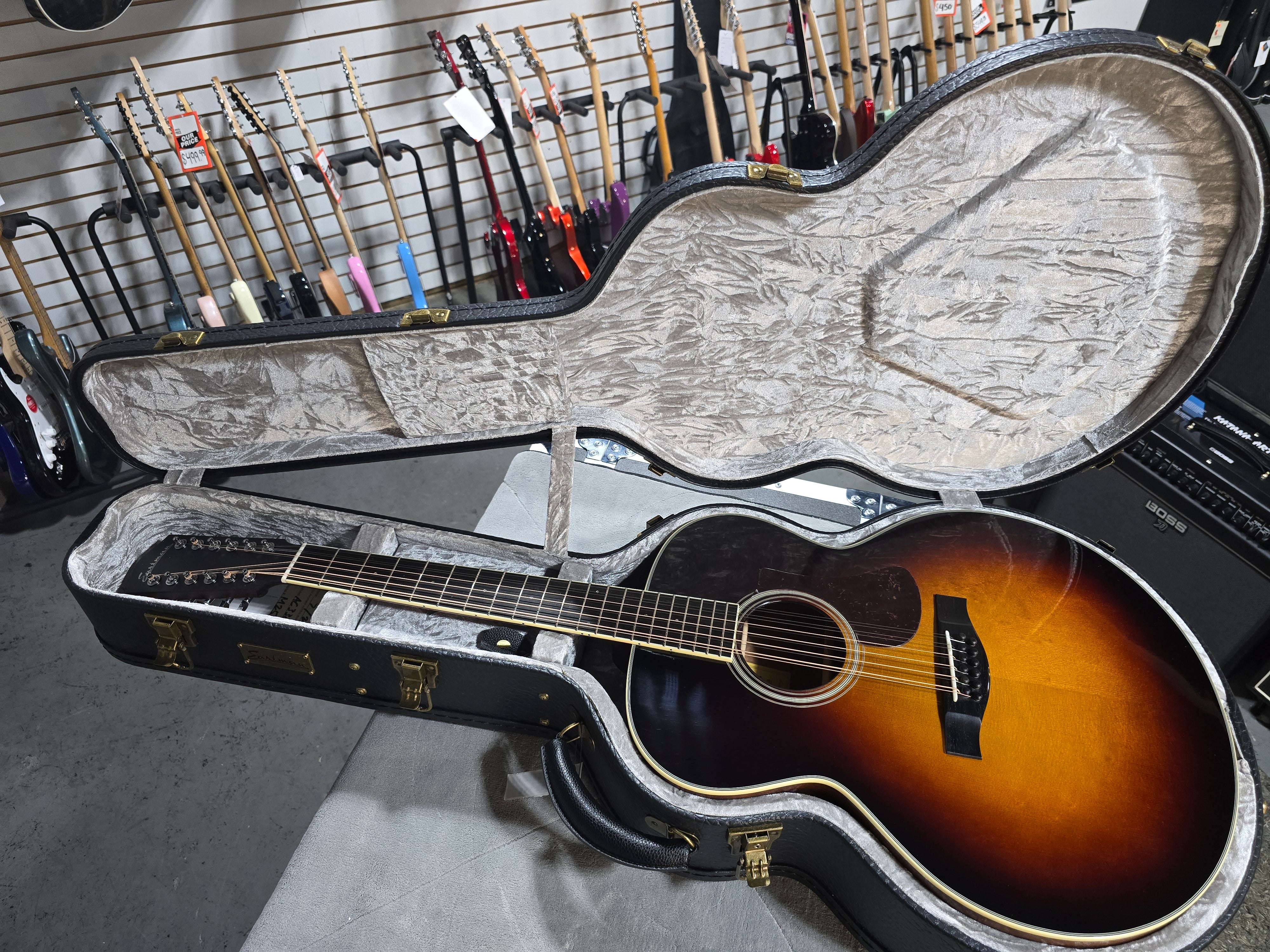 Eastman AC330E - 12 String Acoustic Guitar - Sunburst W/OHSC & PLEK*D #340