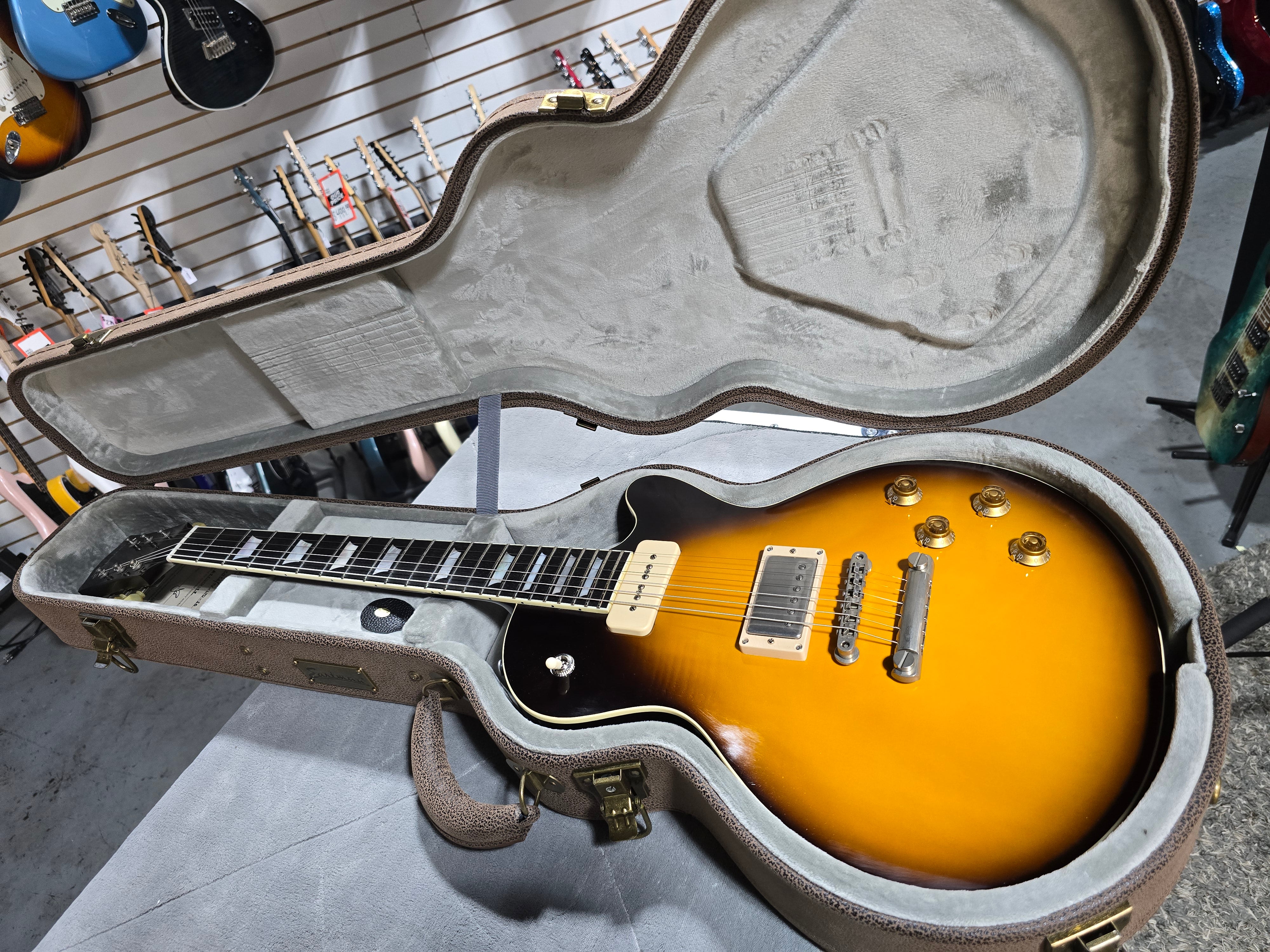 Eastman SB58/TV 2025 - Sunburst w/OHSC & PLEK*D #122
