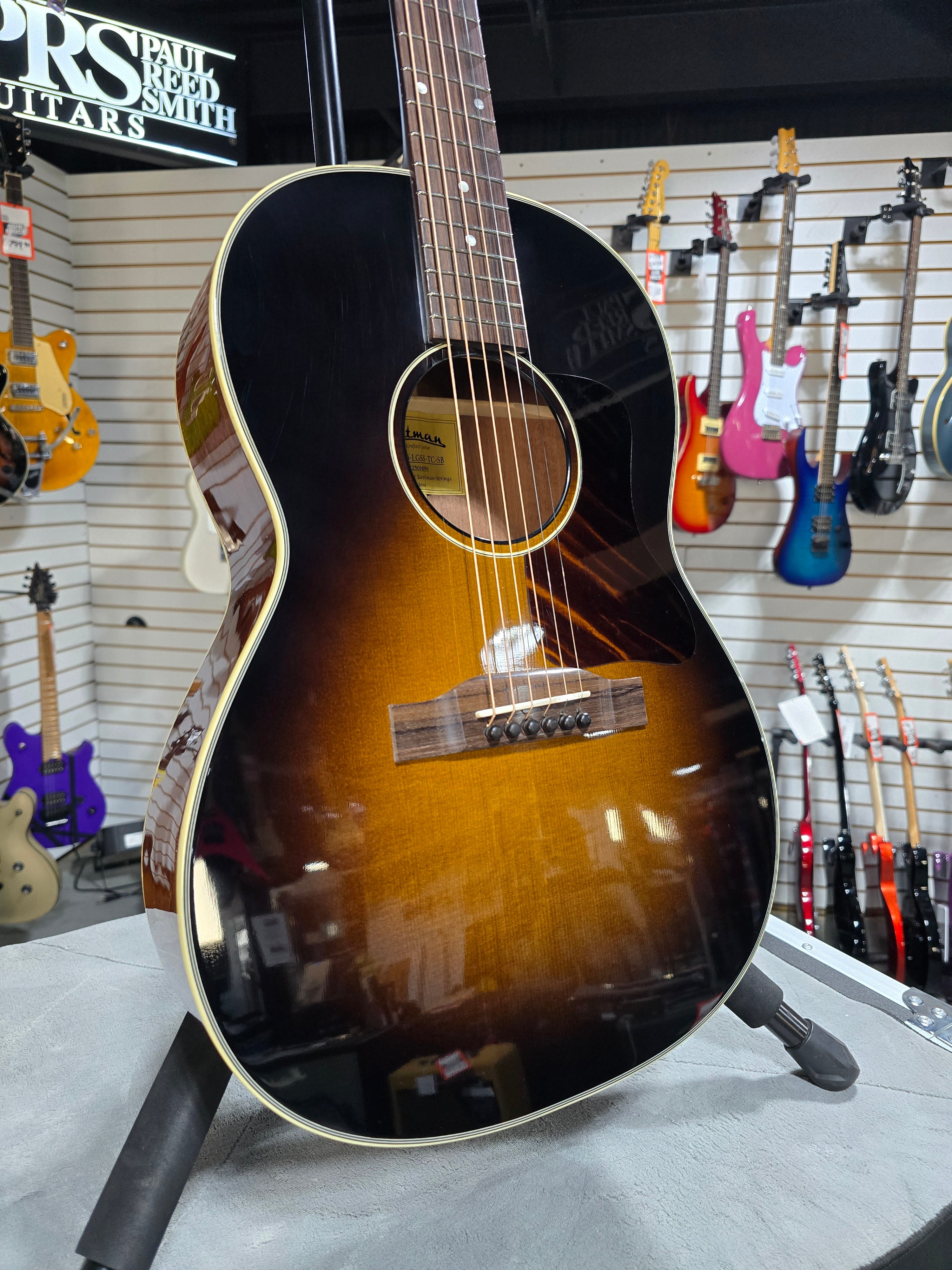 Eastman E6-LGSS Thermo-cured Acoustic Guitar - Natural W/OHSC & PLEK*D #690