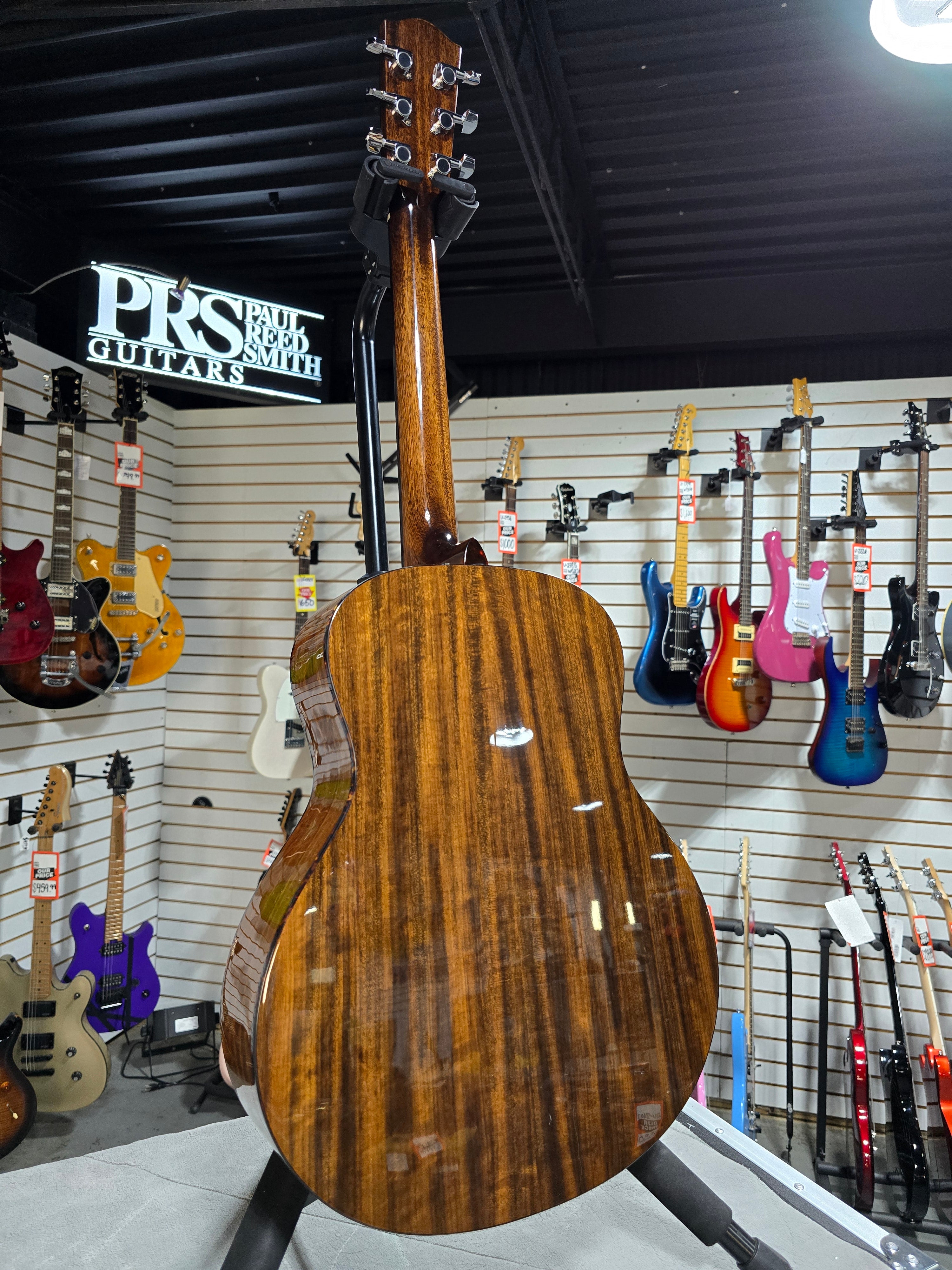Eastman ACTG2E-DLX Sitka/Ovangkol Travel Guitar w/Gig Bag & PLEK*D #242