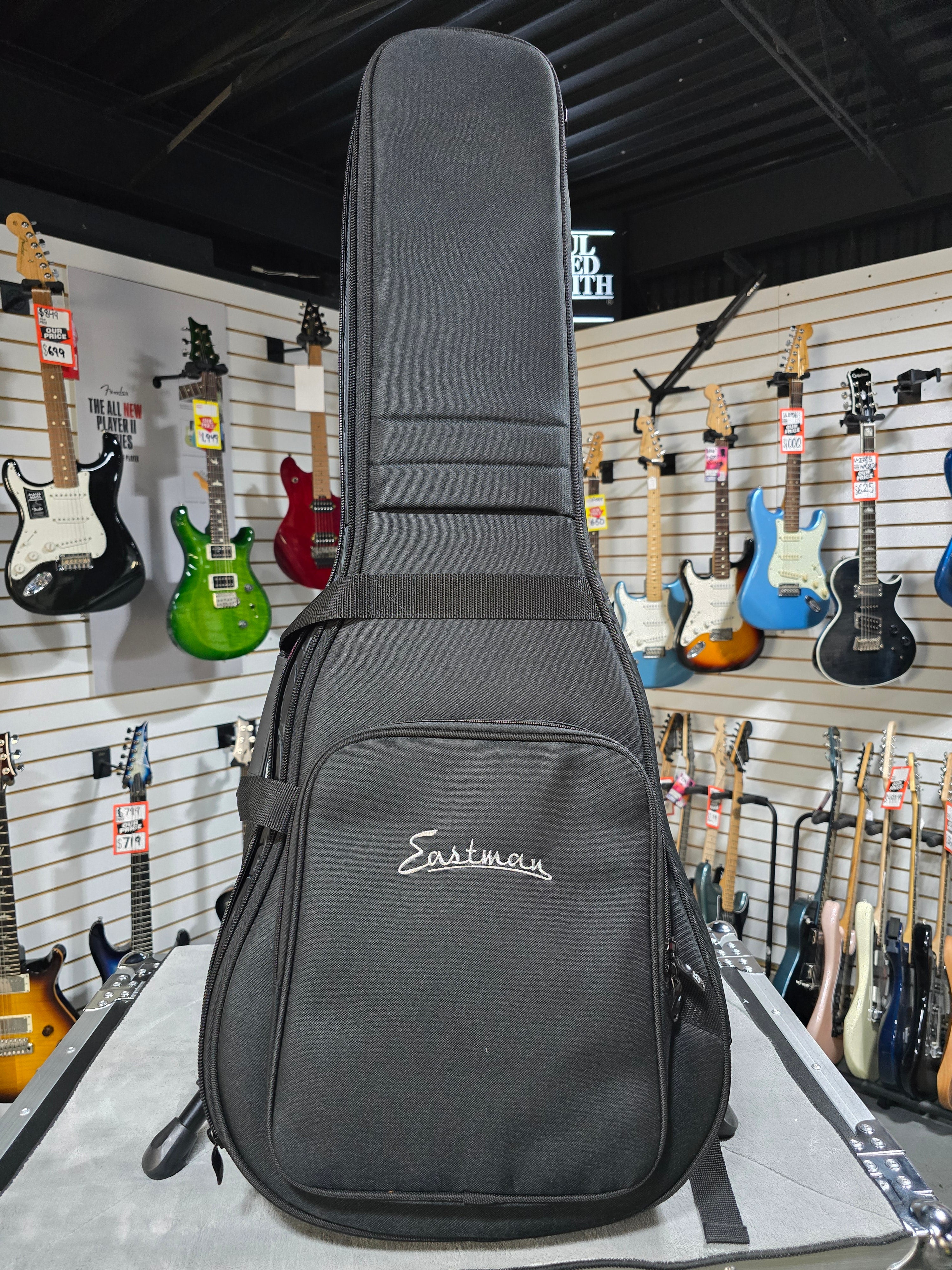 Eastman ACTG2E-DLX Sitka/Ovangkol Travel Guitar w/Gig Bag & PLEK*D #242