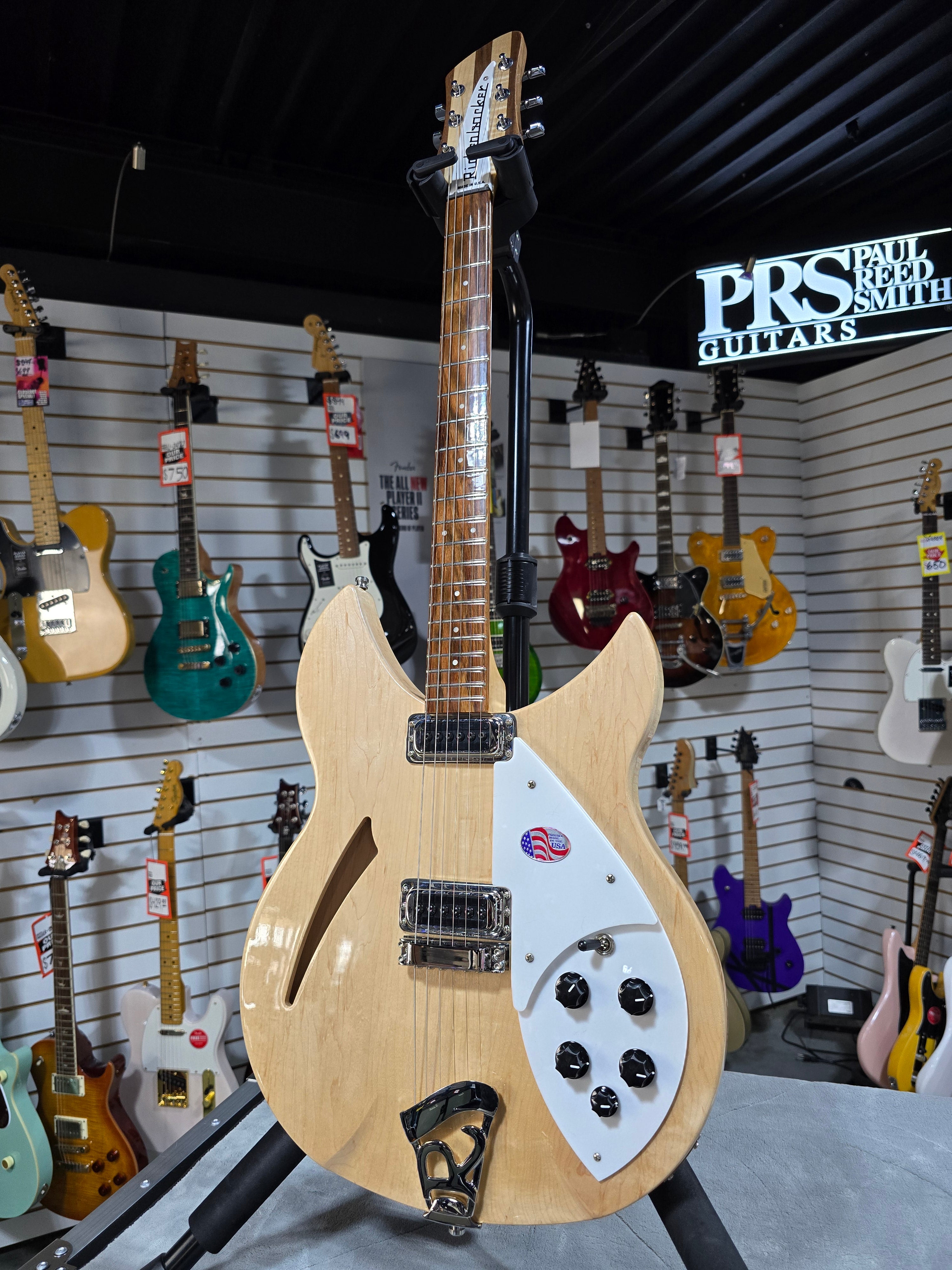 2025 Rickenbacker 330MG Guitar - Mapleglo W/OHSC #729