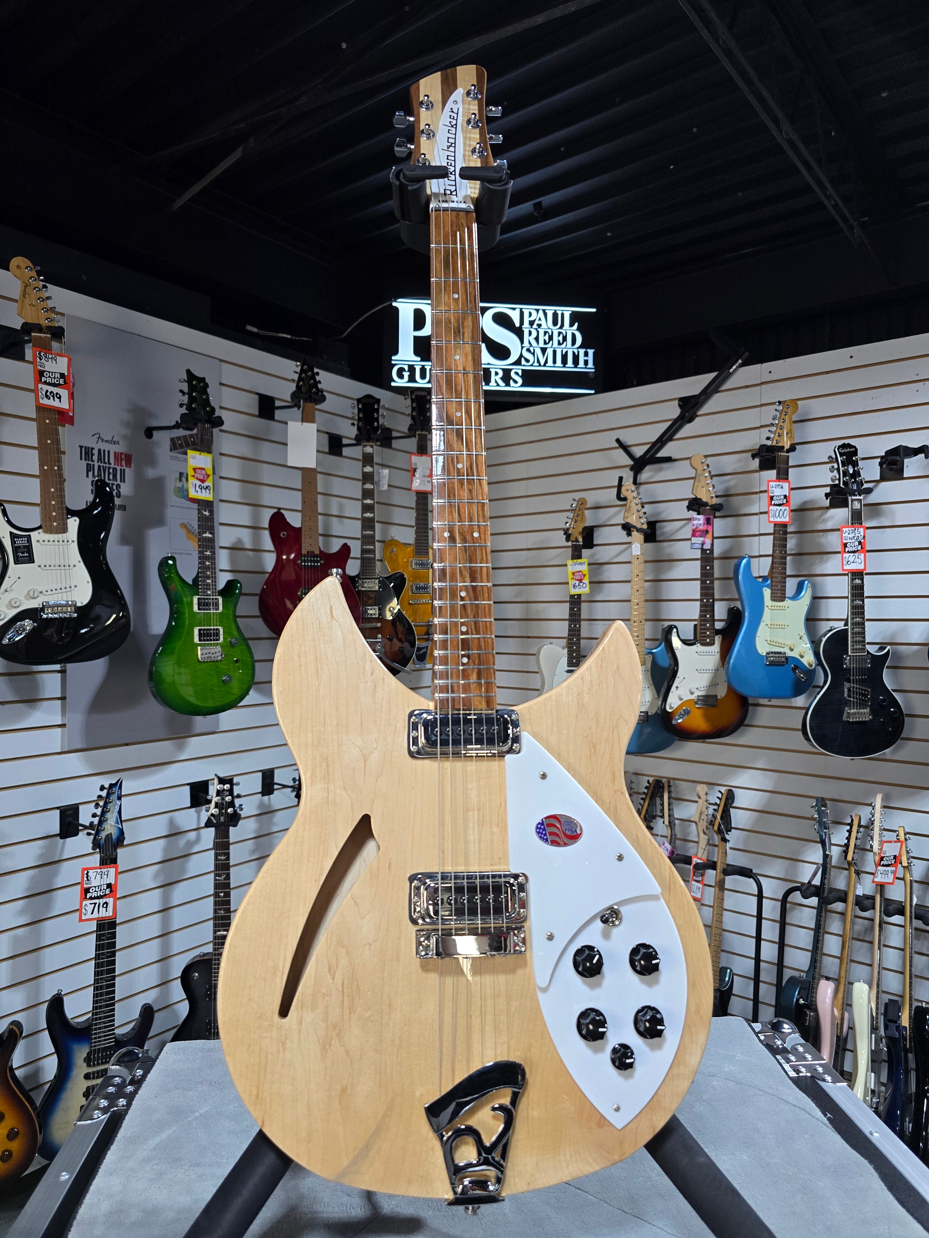 2025 Rickenbacker 330MG Guitar - Mapleglo W/OHSC #729