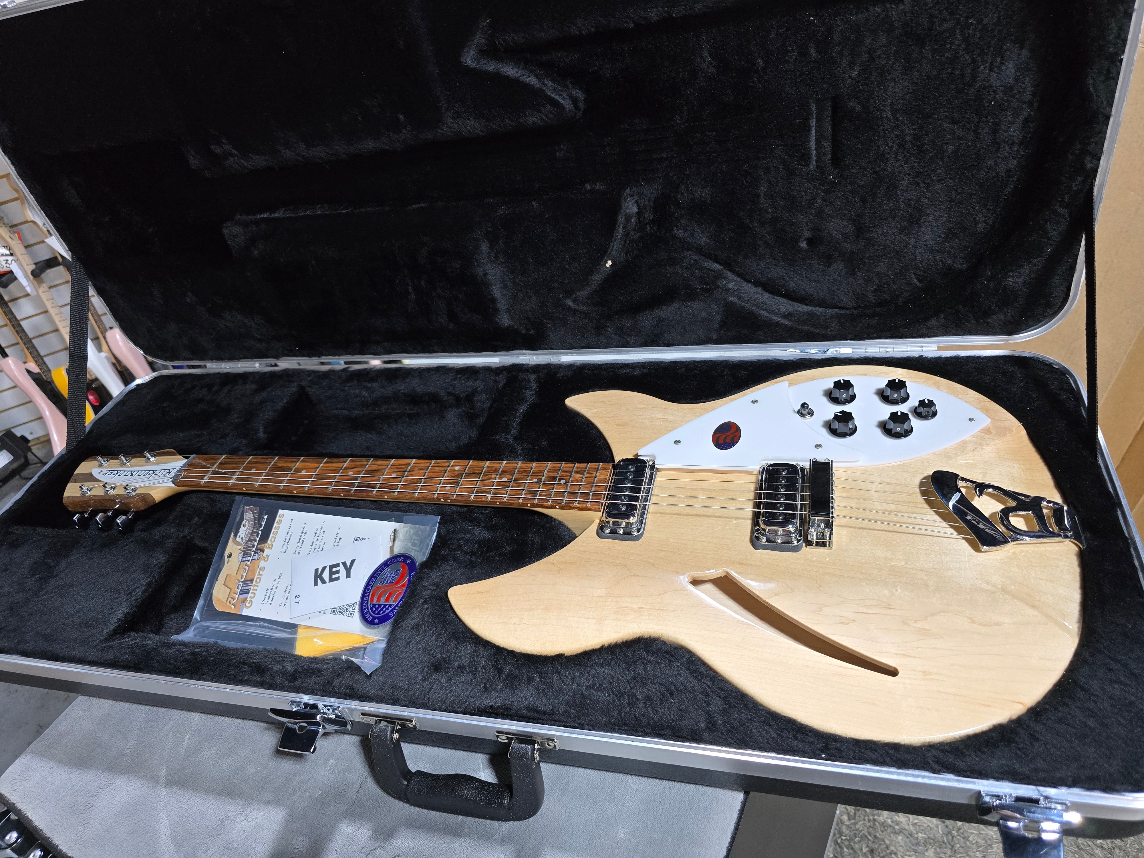 2025 Rickenbacker 330MG Guitar - Mapleglo W/OHSC #729