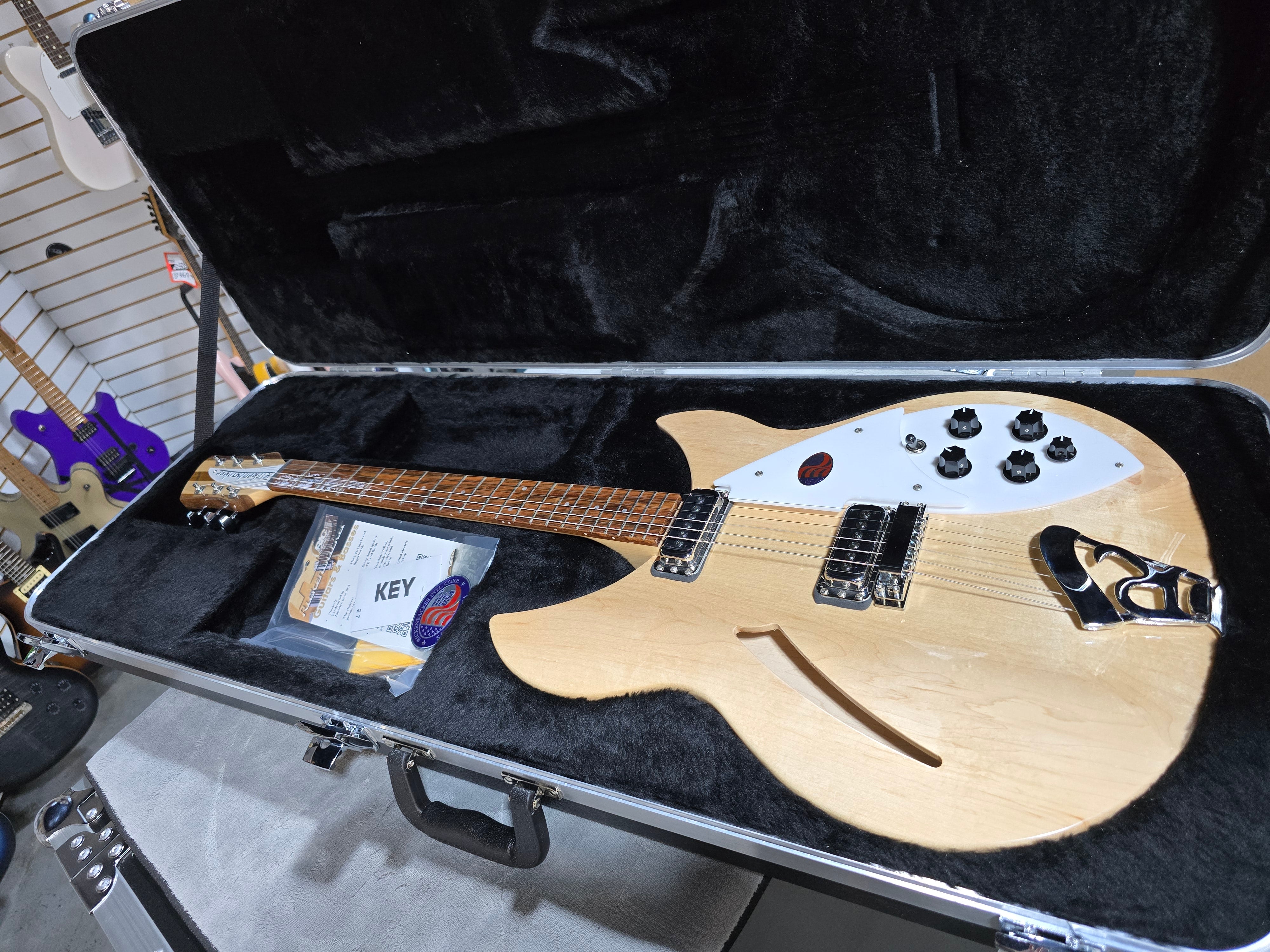 2025 Rickenbacker 330MG Guitar - Mapleglo W/OHSC #729