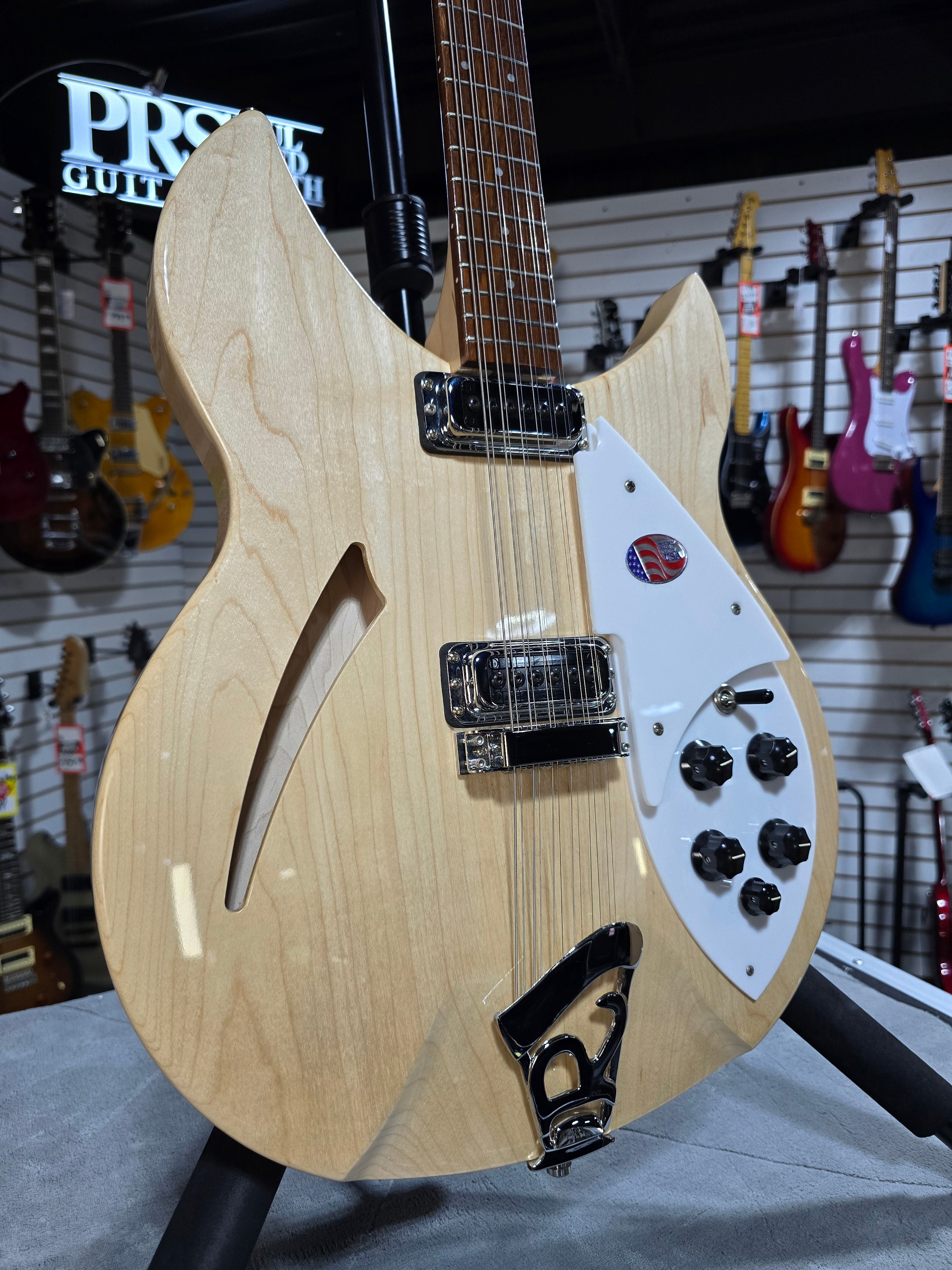 Rickenbacker 2024 330/12 Semi-Hollow Electric - Mapleglo W/OHSC #743