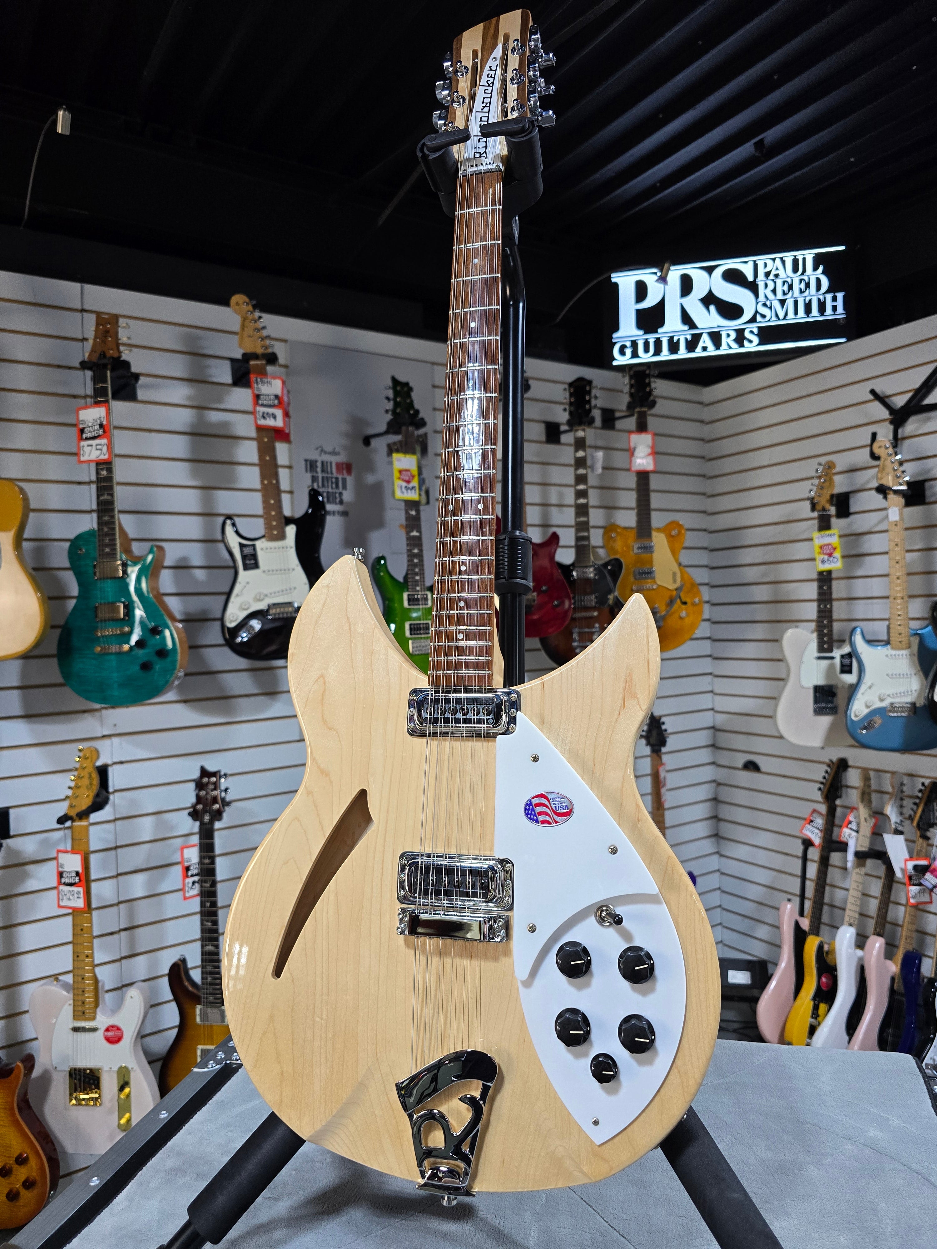 Rickenbacker 2024 330/12 Semi-Hollow Electric - Mapleglo W/OHSC #743