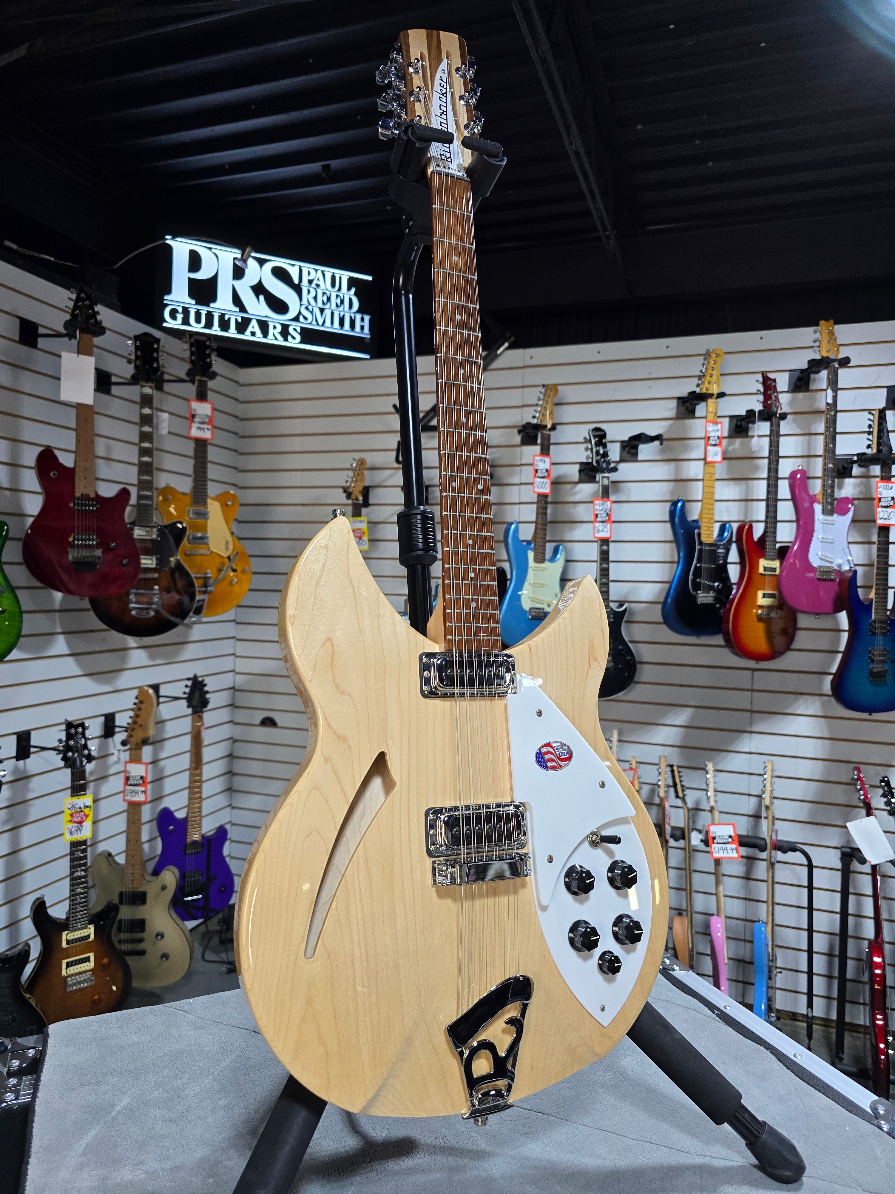 Rickenbacker 2024 330/12 Semi-Hollow Electric - Mapleglo W/OHSC #743