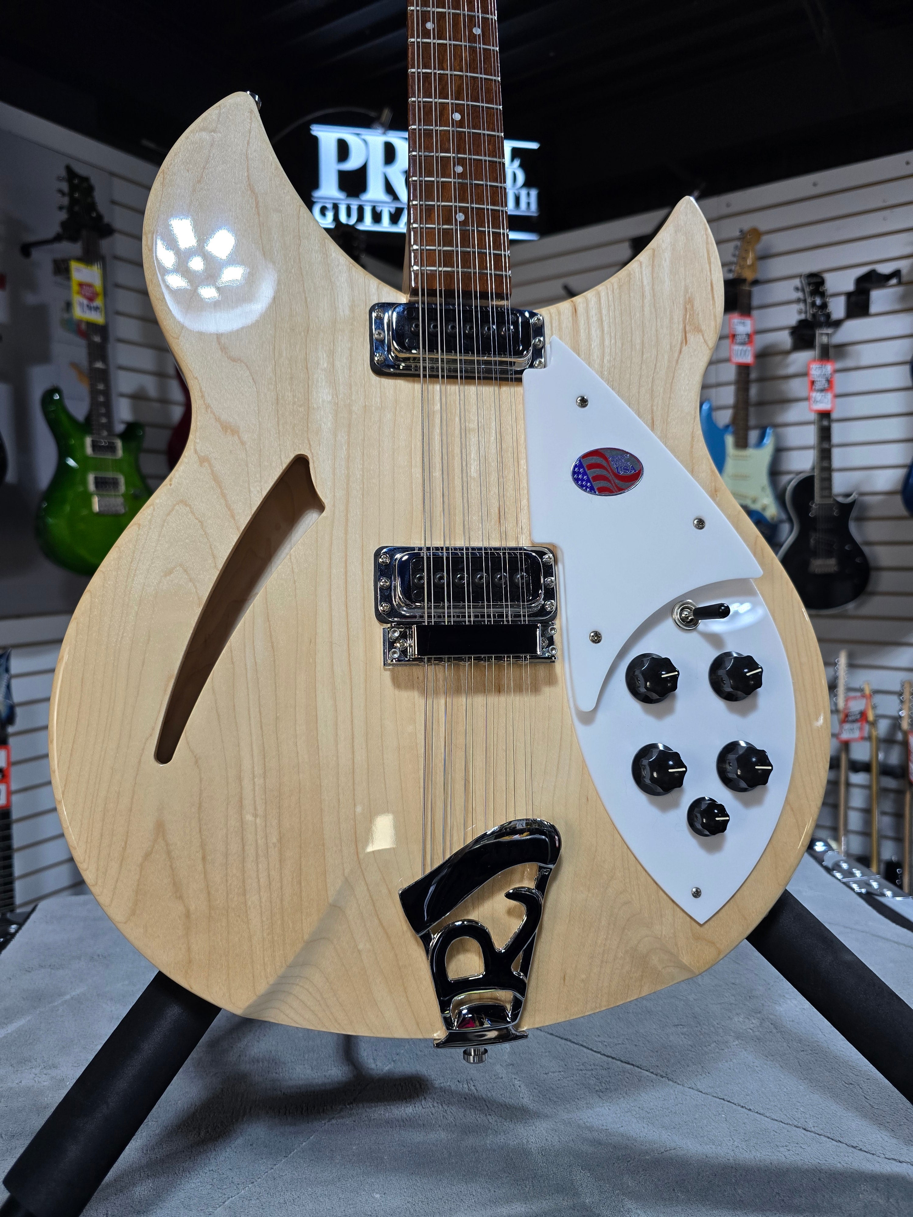 Rickenbacker 2024 330/12 Semi-Hollow Electric - Mapleglo W/OHSC #743
