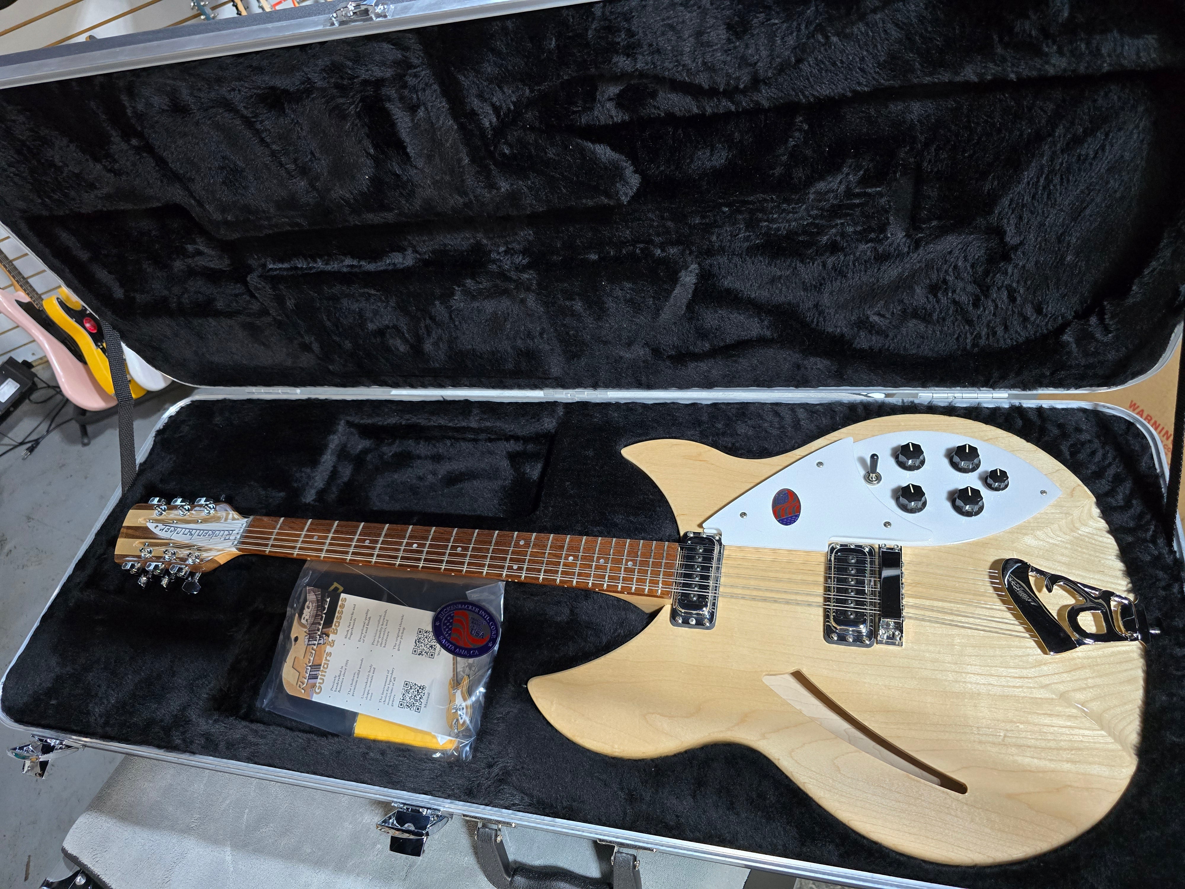 Rickenbacker 2024 330/12 Semi-Hollow Electric - Mapleglo W/OHSC #743