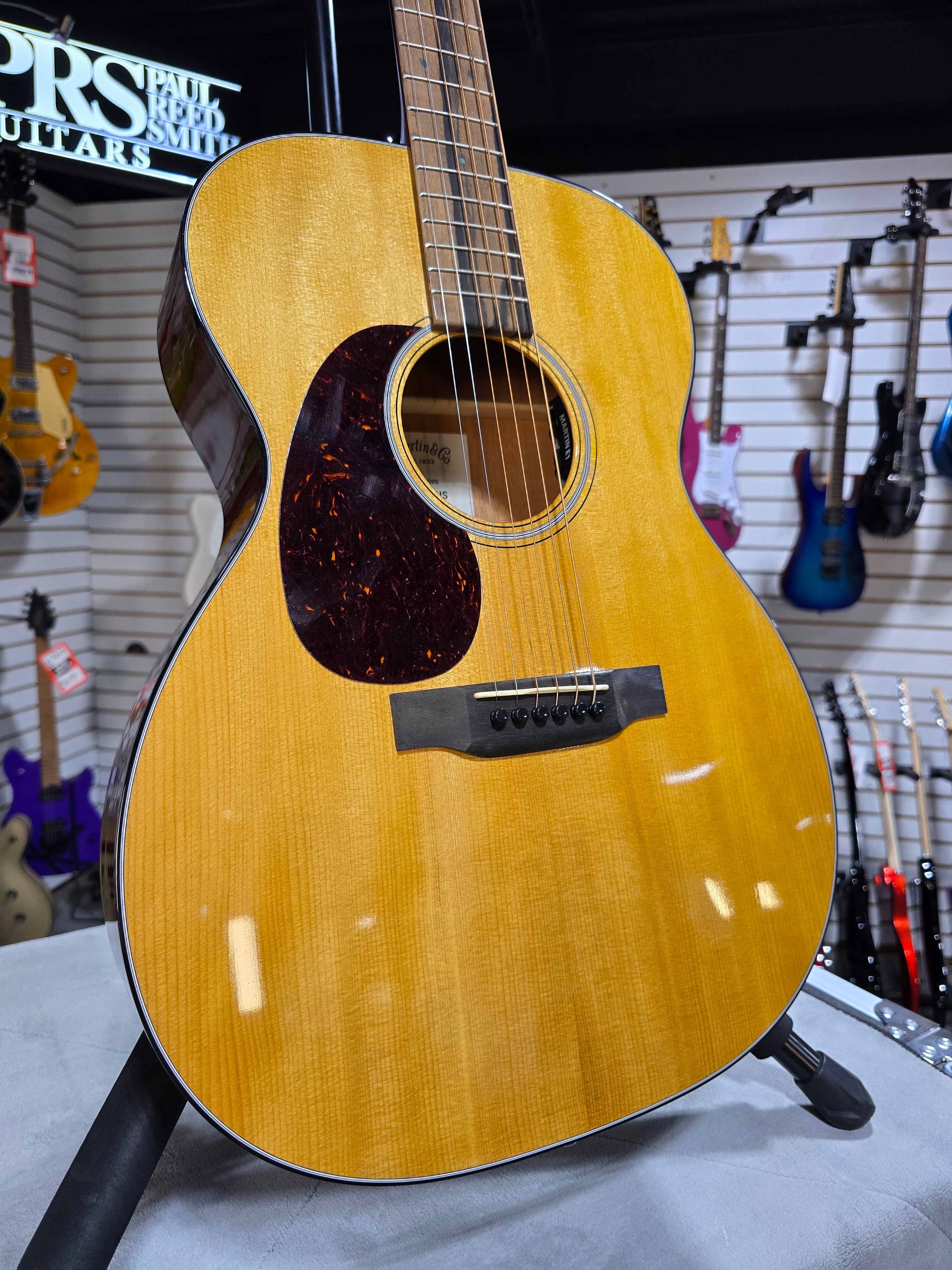 Martin 000E Retro Plus Mahogany Left Handed Road Series Acoustic-electric Guitar - Natural Aging Toner w/ OHSC & PLEK*D #649