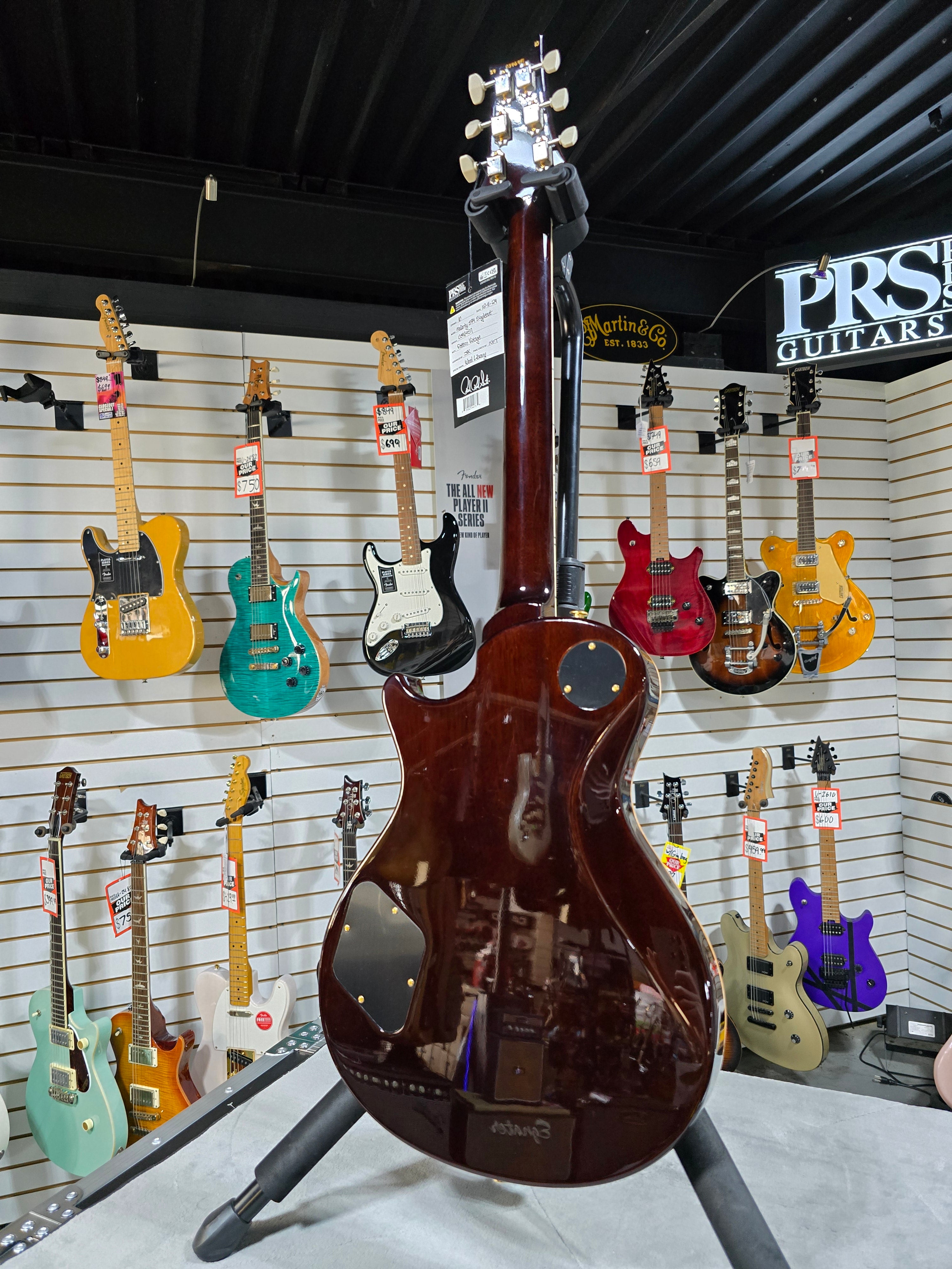 Wood Library McCarty Singlecut 594 - Copperhead w/Paisley Case #451 GET PLEK'D!