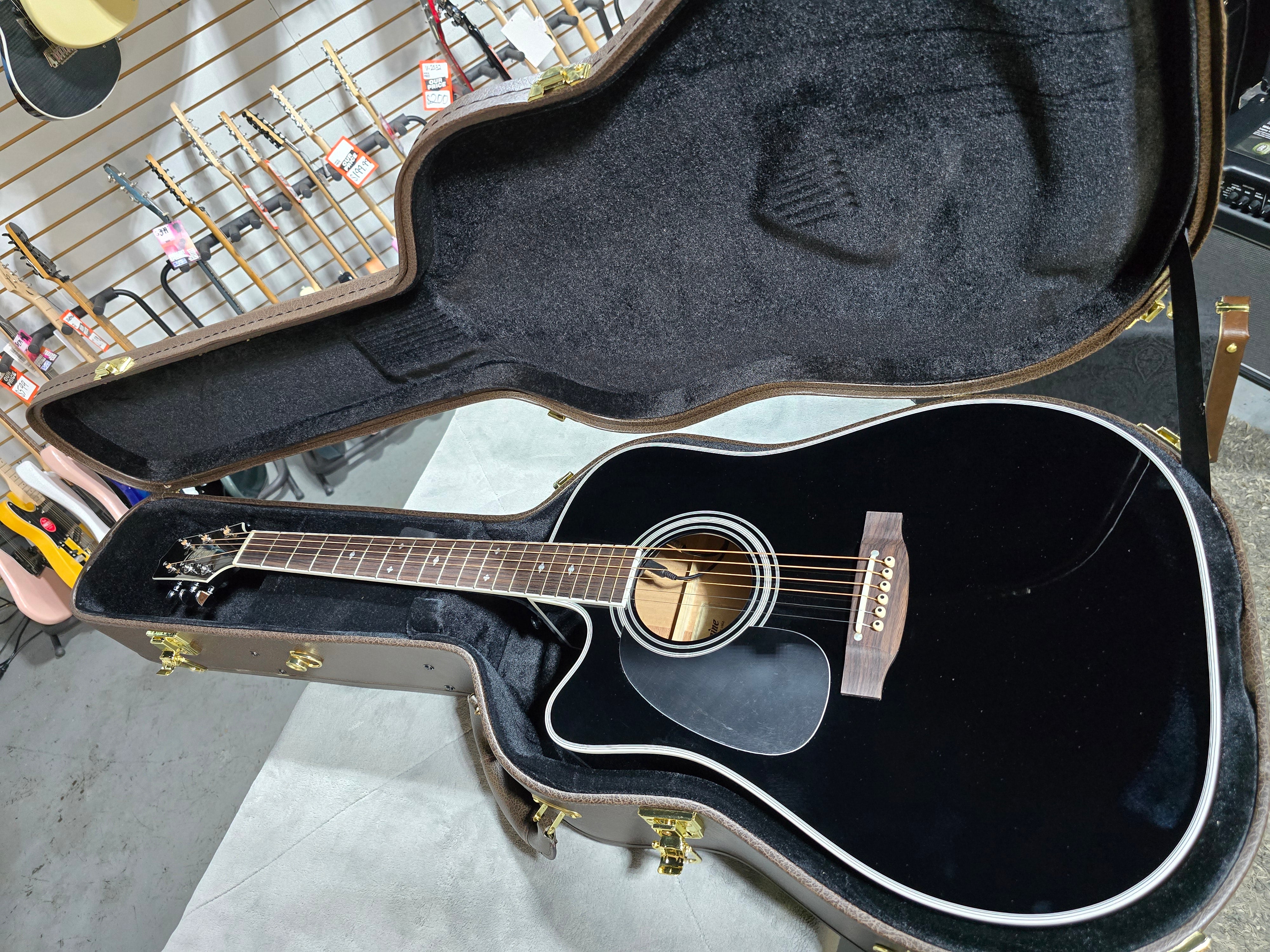 Legacy JEF341SCL Acoustic-electric Guitar - Black #507 GET PLEK'D!