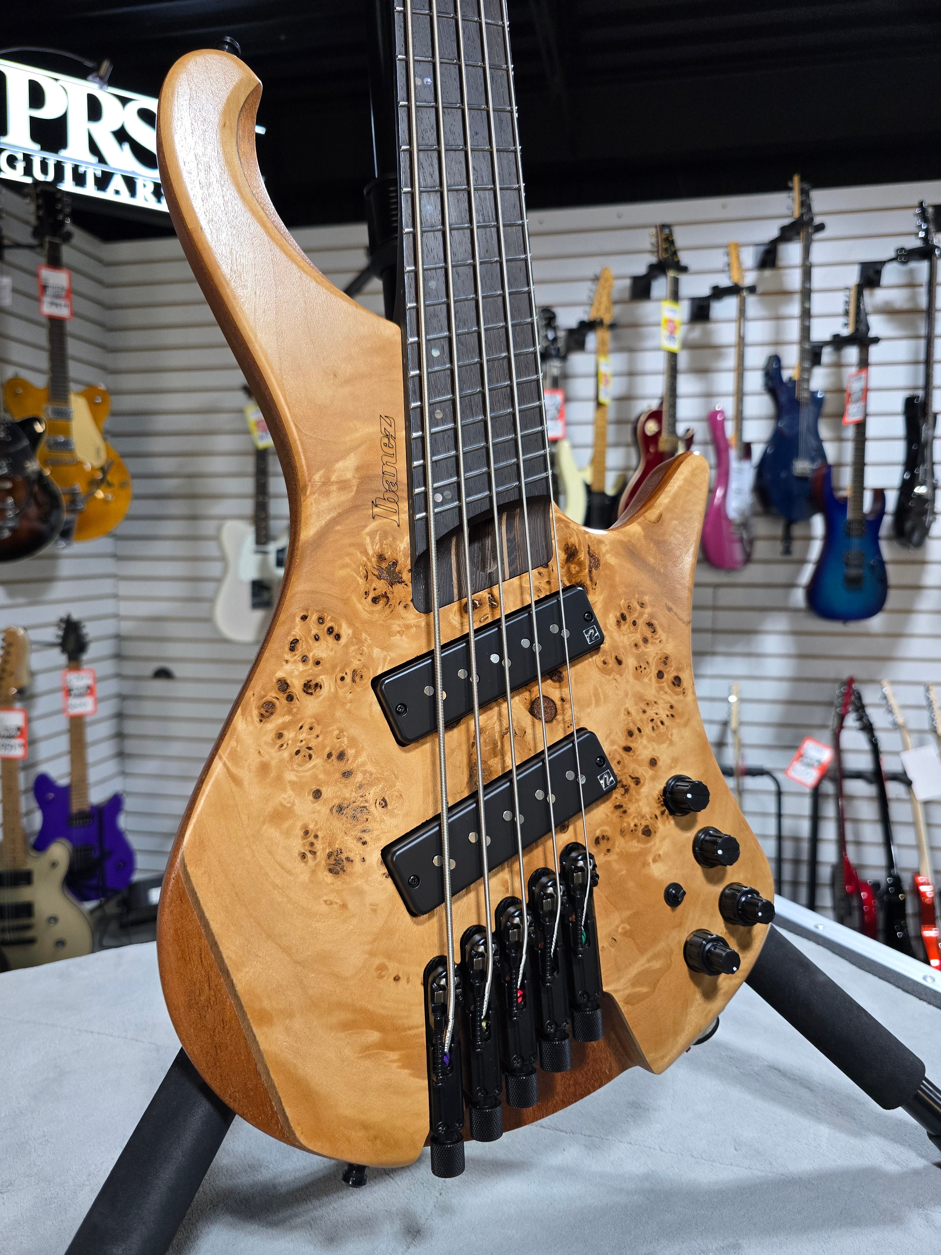 EHB Ergonomic Headless 5-string Multi-scale Bass Guitar - Florid Natural Low Gloss #177