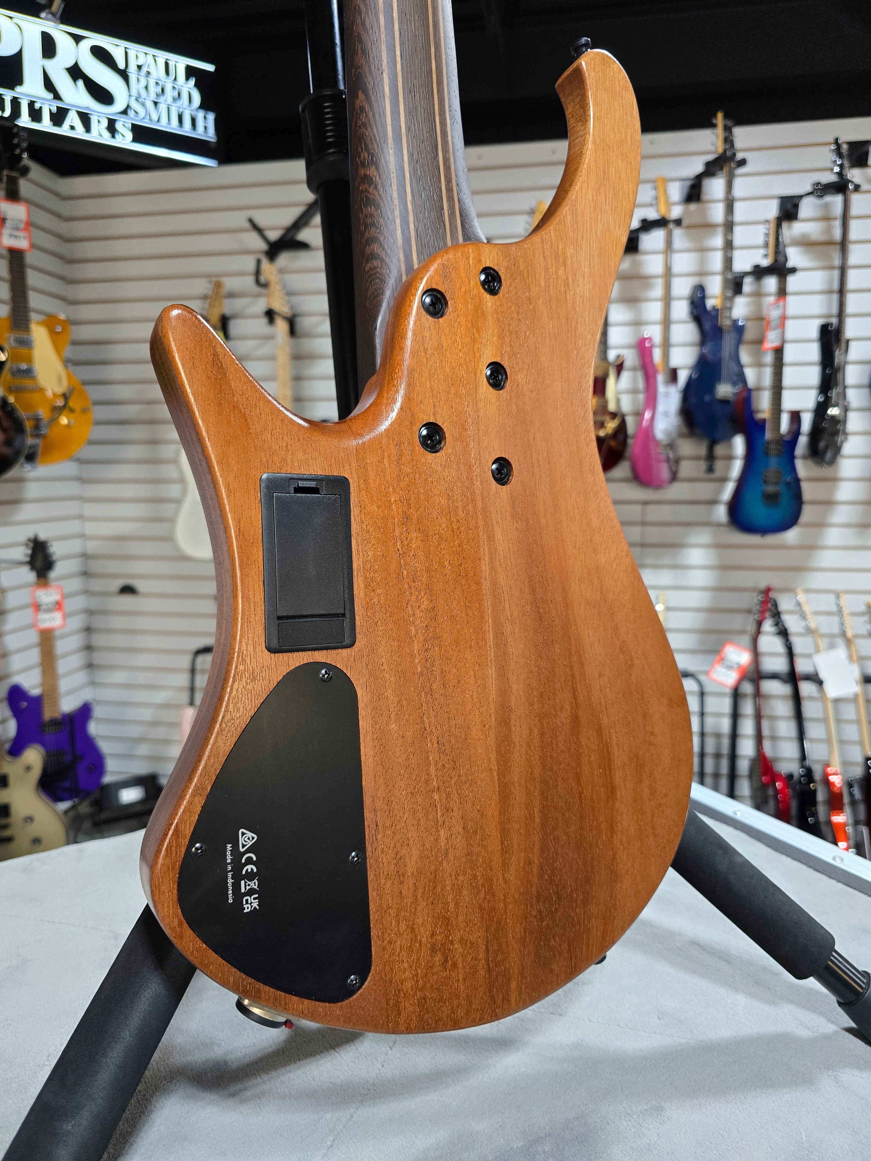 EHB Ergonomic Headless 5-string Multi-scale Bass Guitar - Florid Natural Low Gloss #177