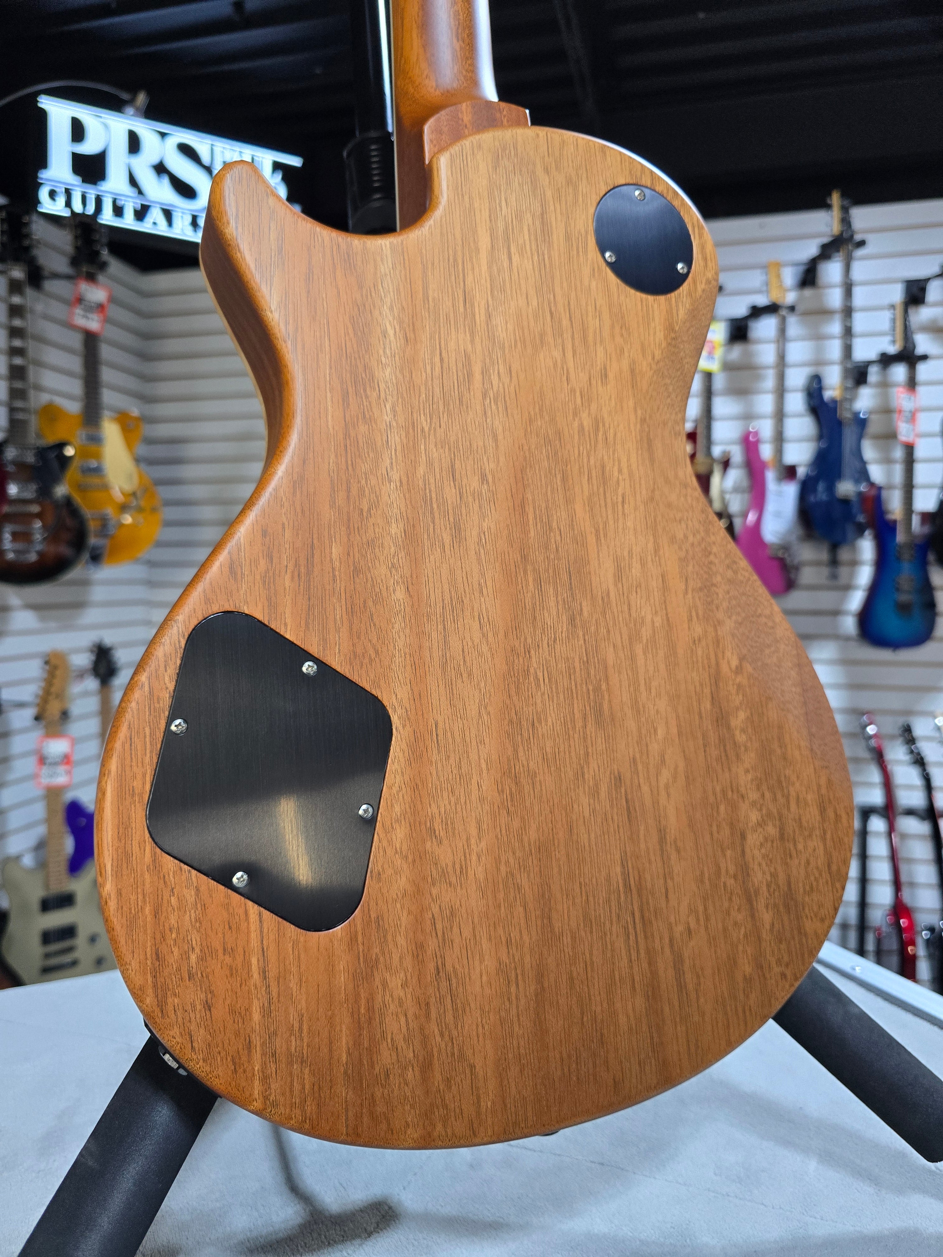 Wood Library McCarty Singlecut 594 - Custom Color Satin Platinum w/Paisley Case #627 GET PLEK'D!