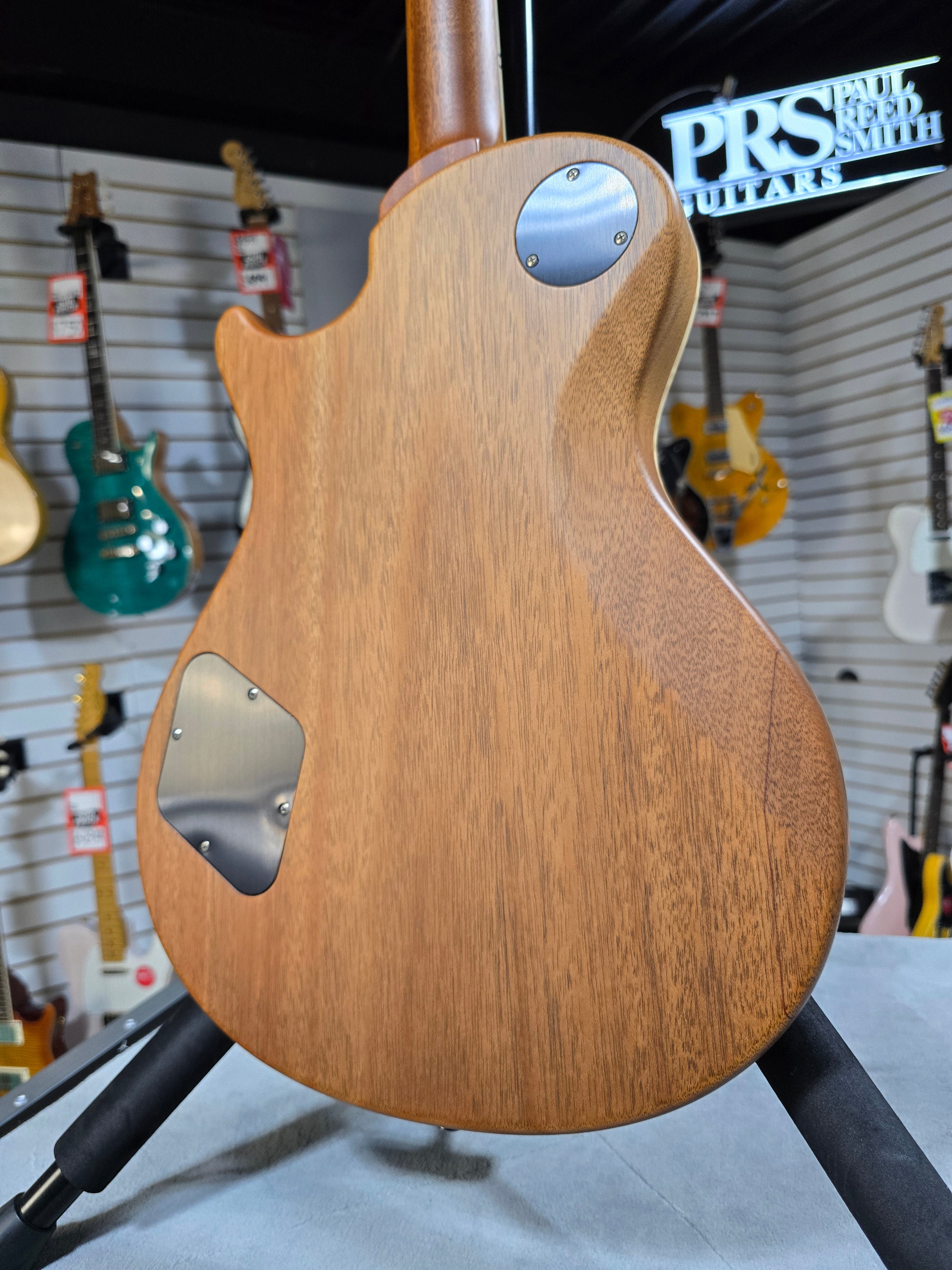 Wood Library McCarty Singlecut 594 - Custom Color Satin Platinum w/Paisley Case #627 GET PLEK'D!