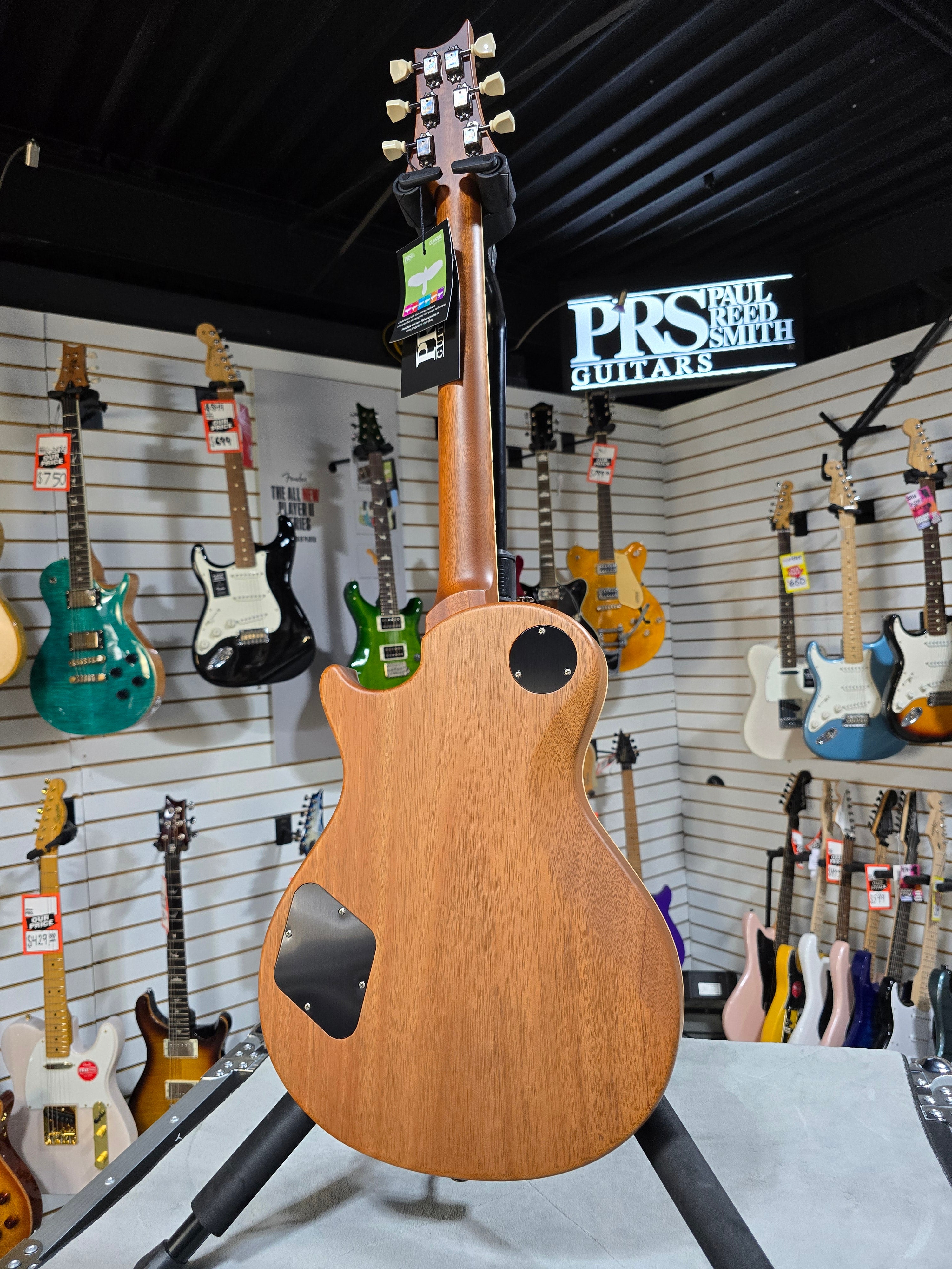 Wood Library McCarty Singlecut 594 - Custom Color Satin Platinum w/Paisley Case #627 GET PLEK'D!
