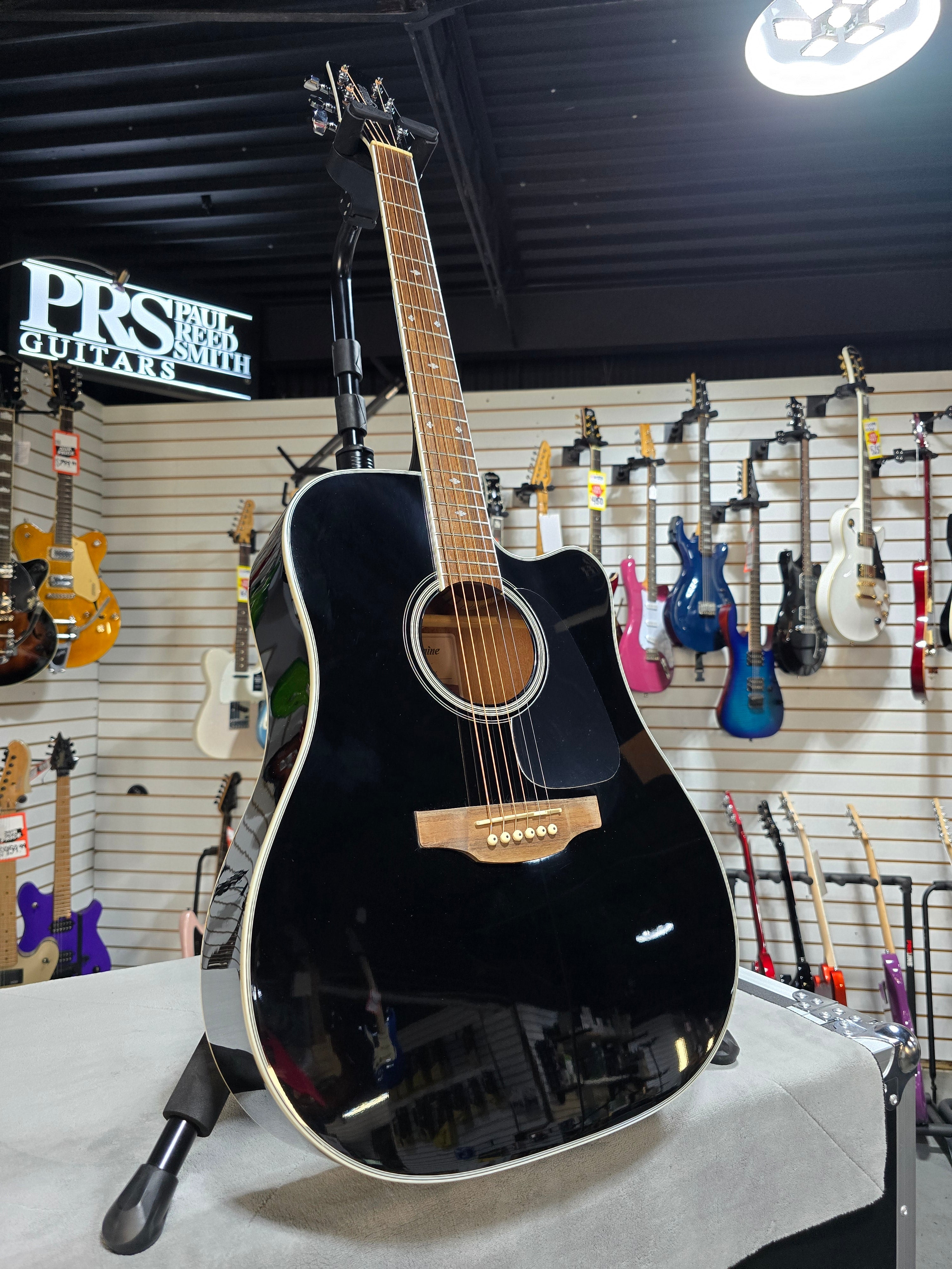 Takamine GD-34CE Acoustic-electric Guitar - Black w/Gig Bag & PLEK*D #797