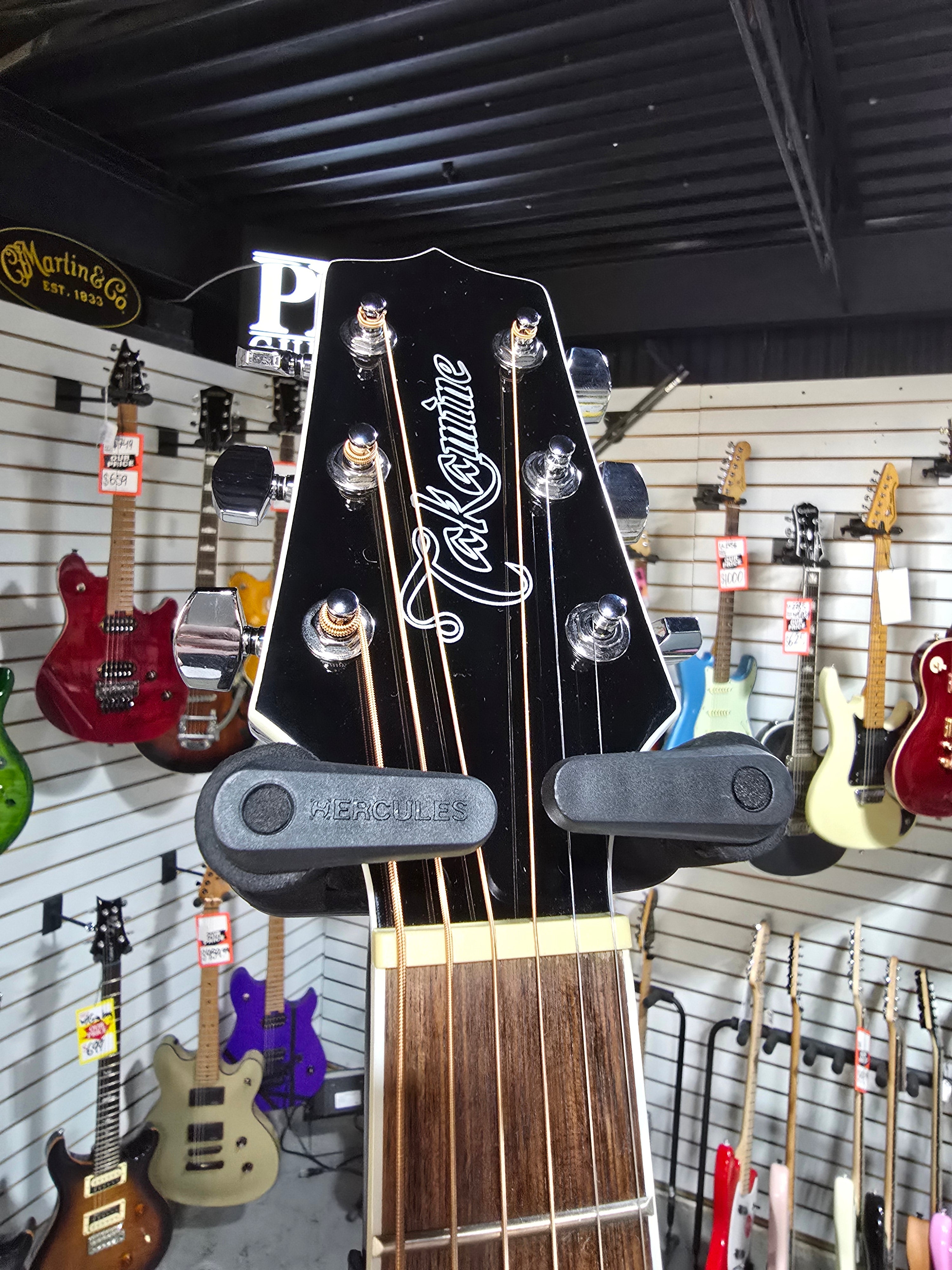 Takamine GD-34CE Acoustic-electric Guitar - Black w/Gig Bag & PLEK*D #797