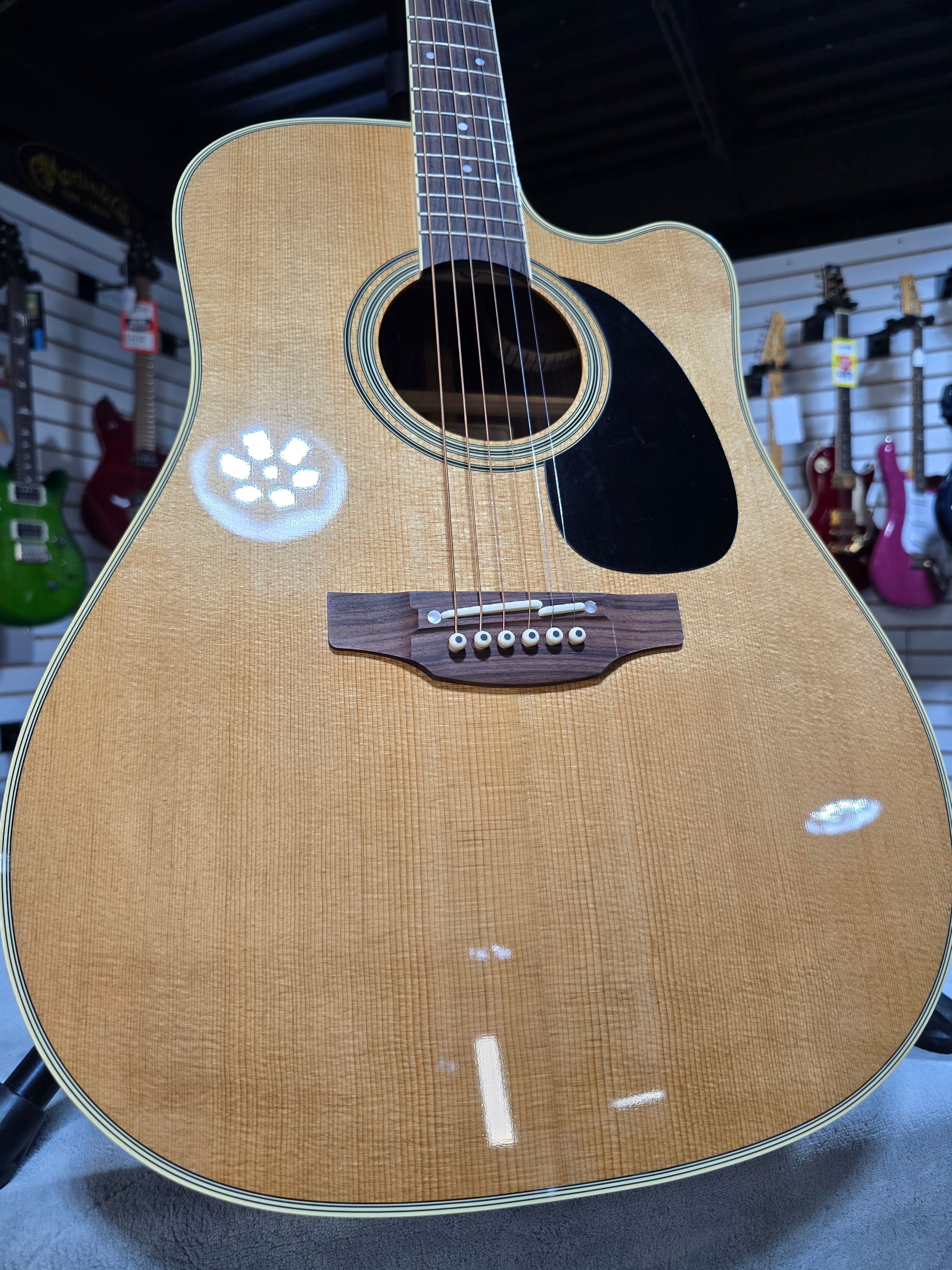 EF360SC-TT Dreadnought Acoustic-Electric Guitar - Natural #787 GET PLEK'D!