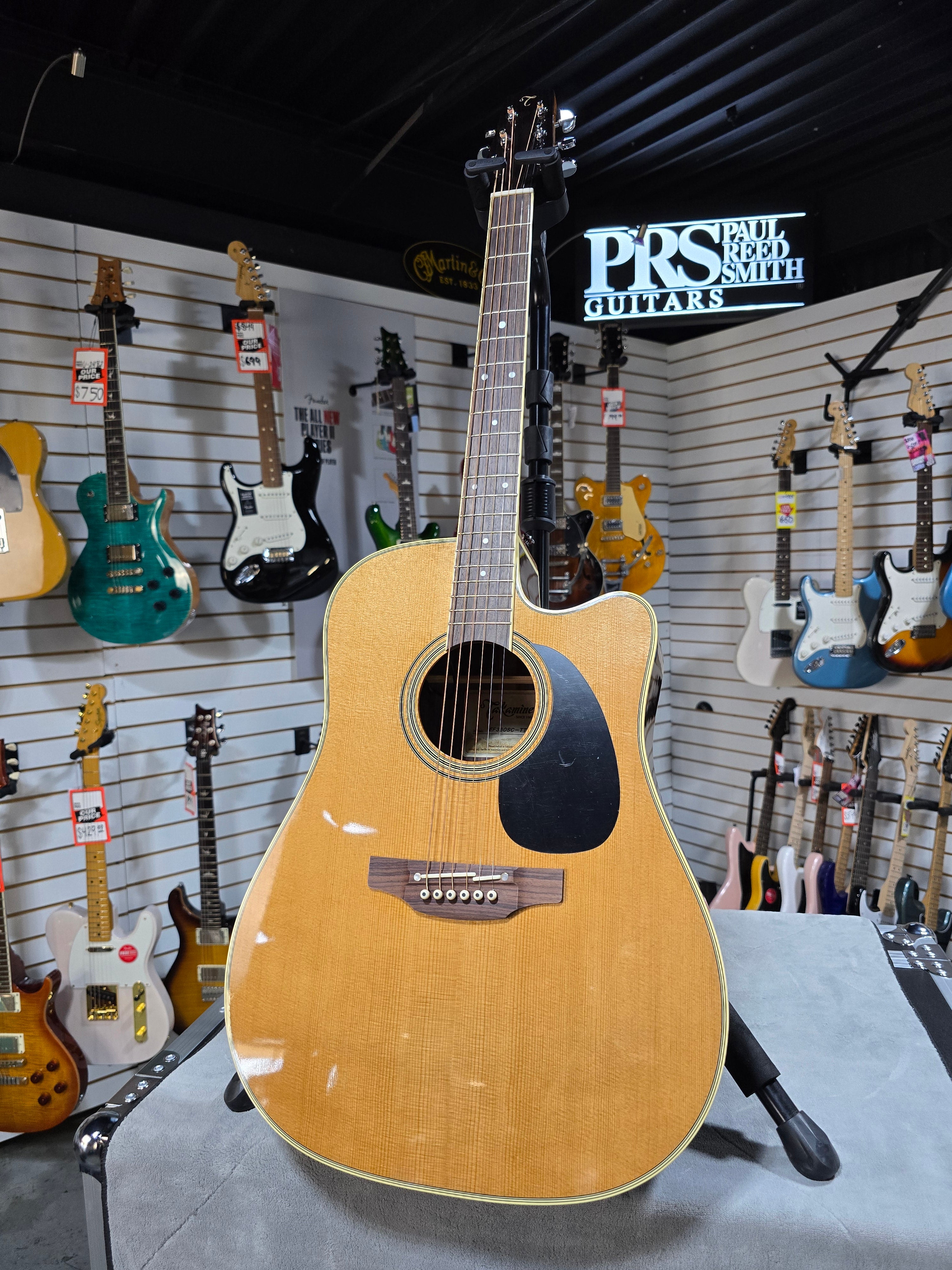 EF360SC-TT Dreadnought Acoustic-Electric Guitar - Natural #787 GET PLEK'D!