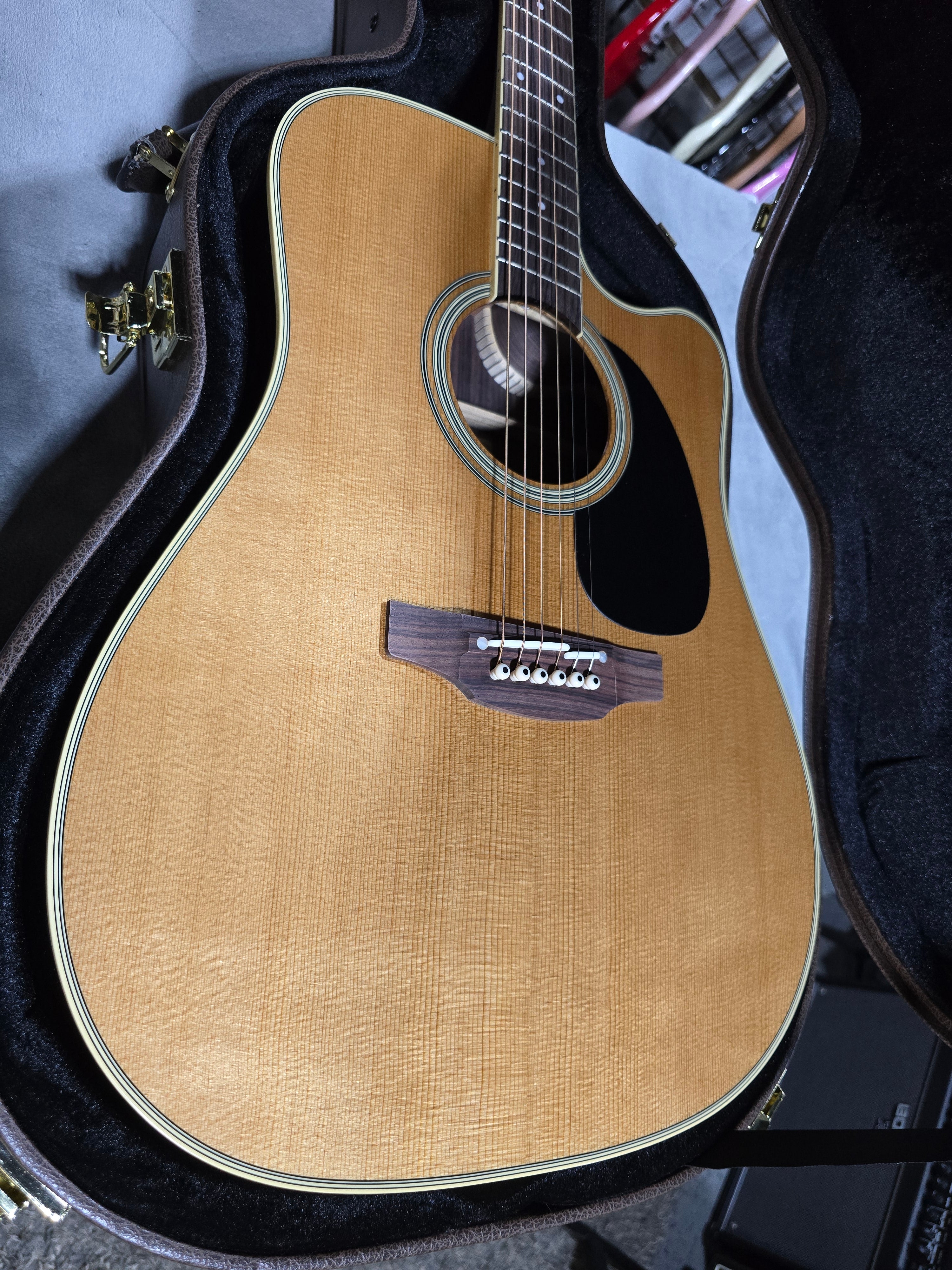 EF360SC-TT Dreadnought Acoustic-Electric Guitar - Natural #787 GET PLEK'D!
