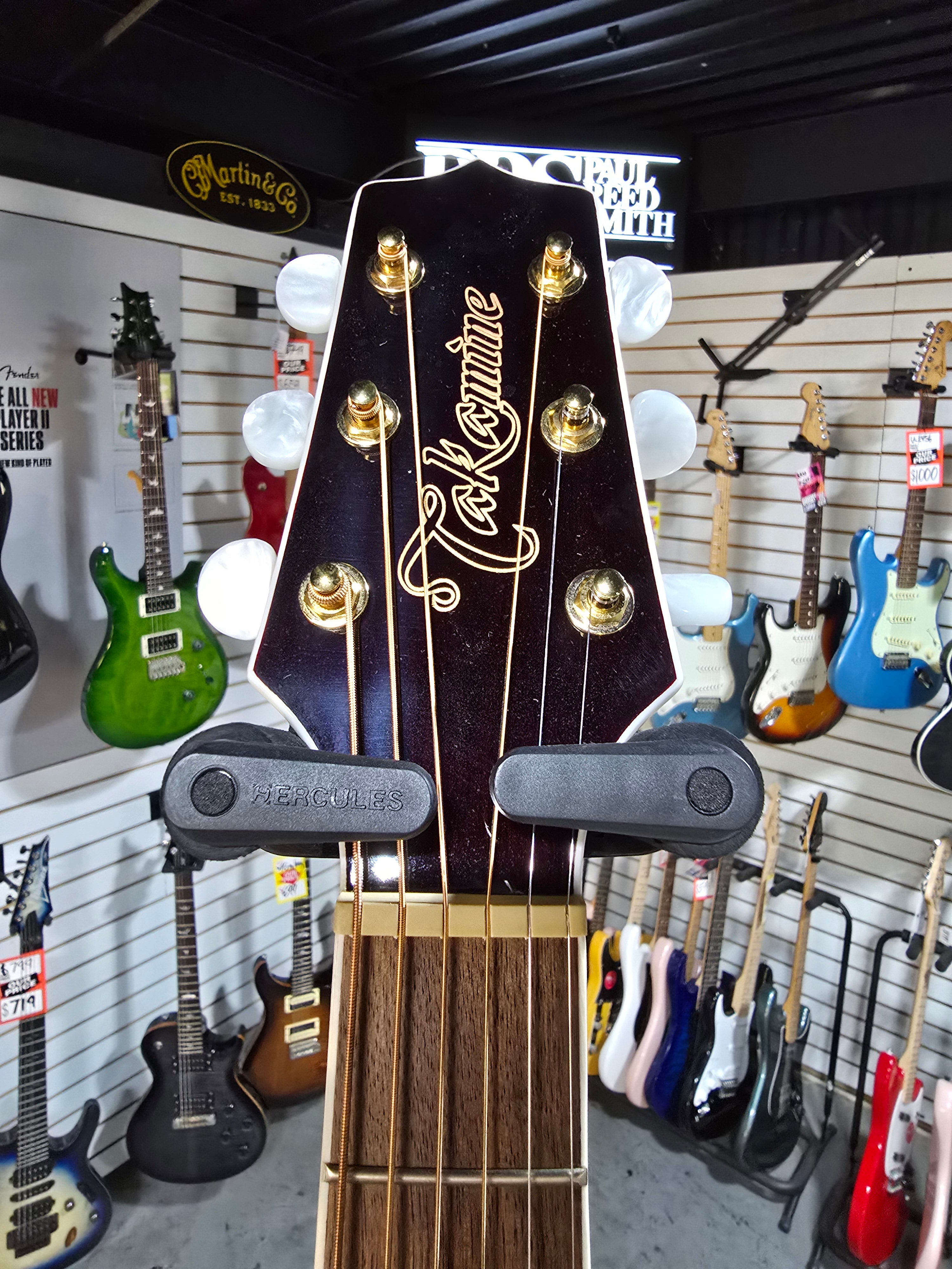 N75CE Acoustic-Electric Guitar - Red Wine #606 GET PLEK'D!