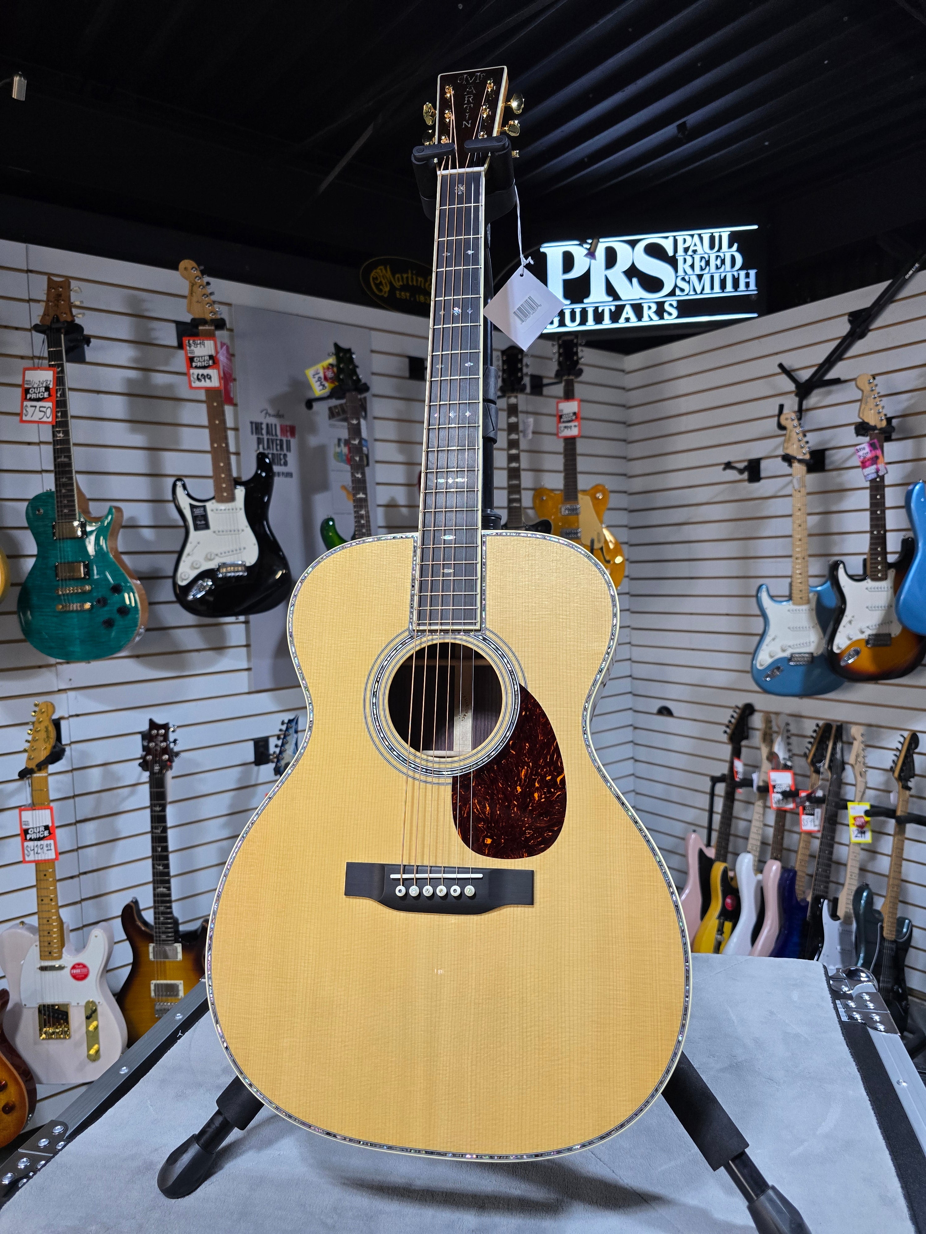 (2025) Martin Standard Series OM-42 Acoustic Guitar w/OHSC & PLEK*D #599