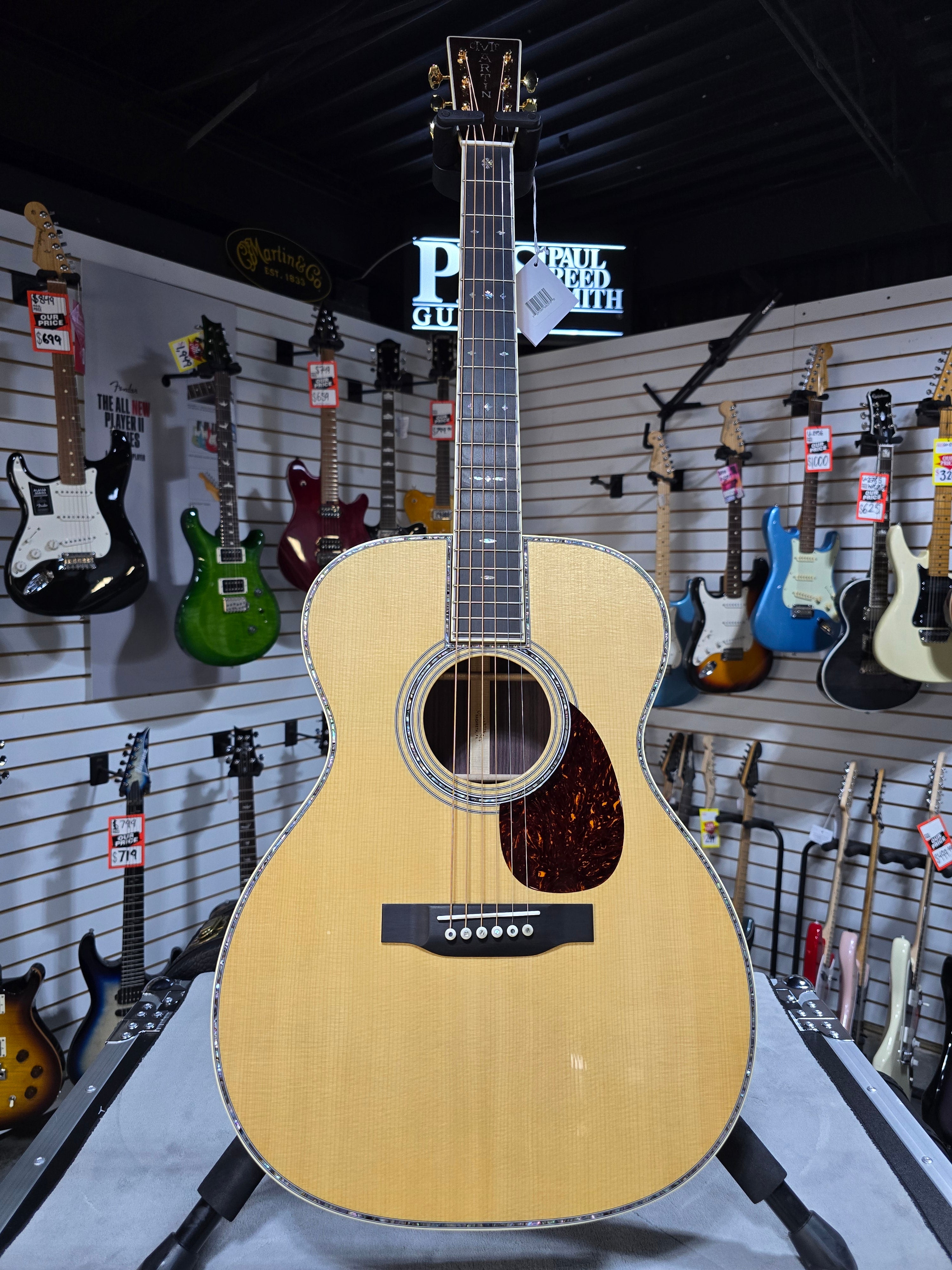 (2025) Martin Standard Series OM-42 Acoustic Guitar w/OHSC & PLEK*D #599
