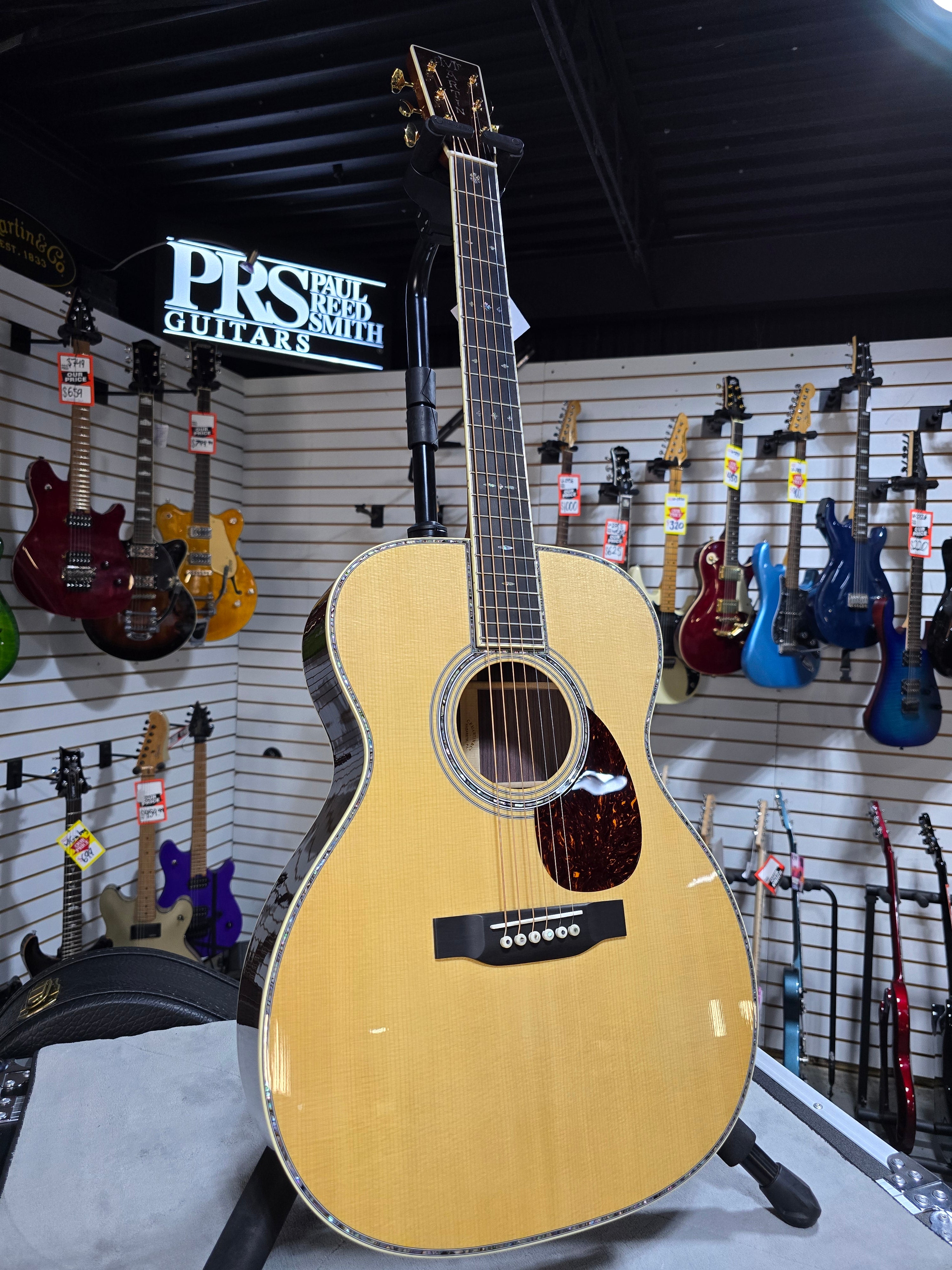 (2025) Martin Standard Series OM-42 Acoustic Guitar w/OHSC & PLEK*D #599