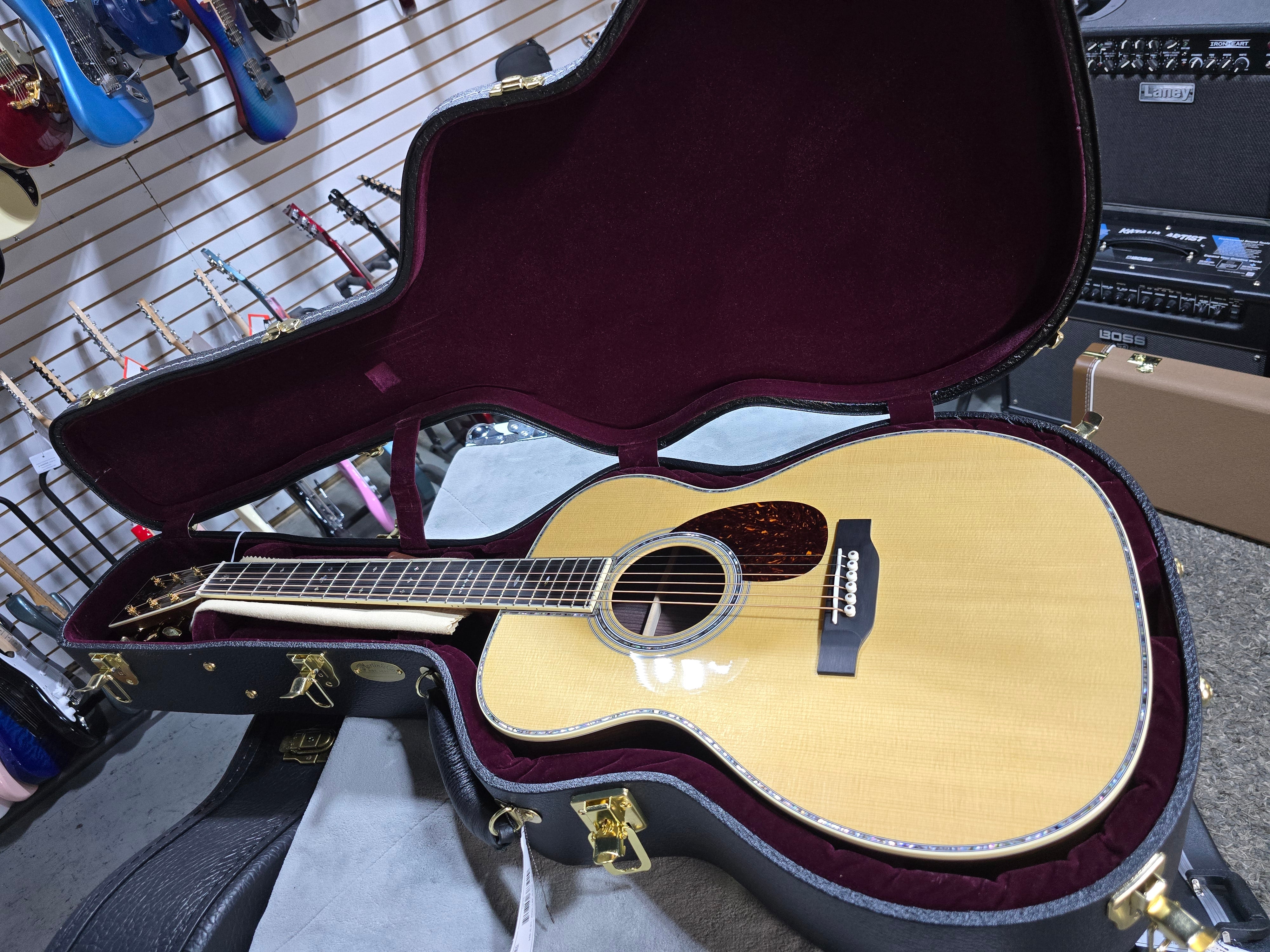 (2025) Martin Standard Series OM-42 Acoustic Guitar w/OHSC & PLEK*D #599