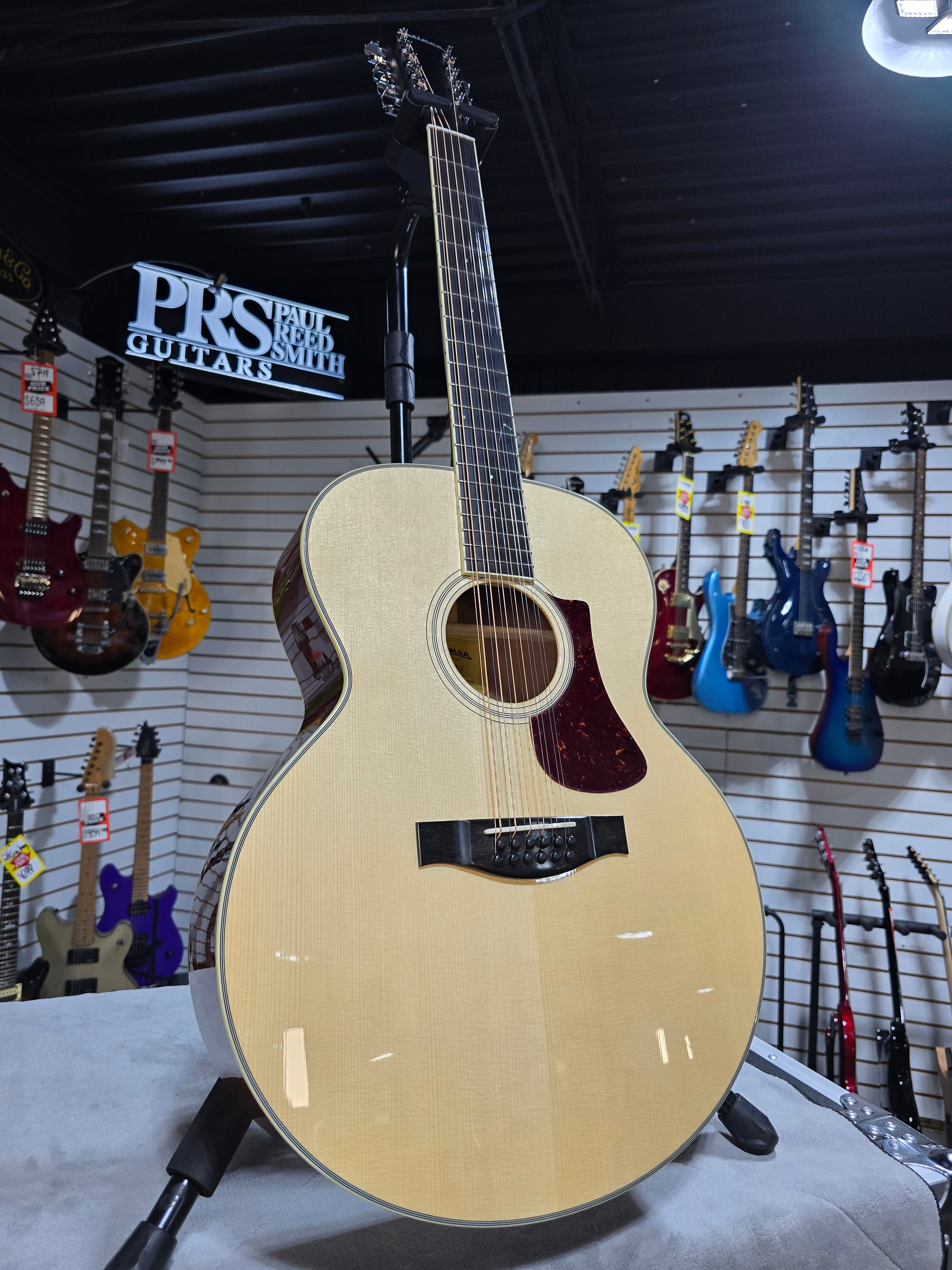 Eastman AC330E - 12 String Acoustic Guitar - Natural W/OHSC & PLEK*D #990