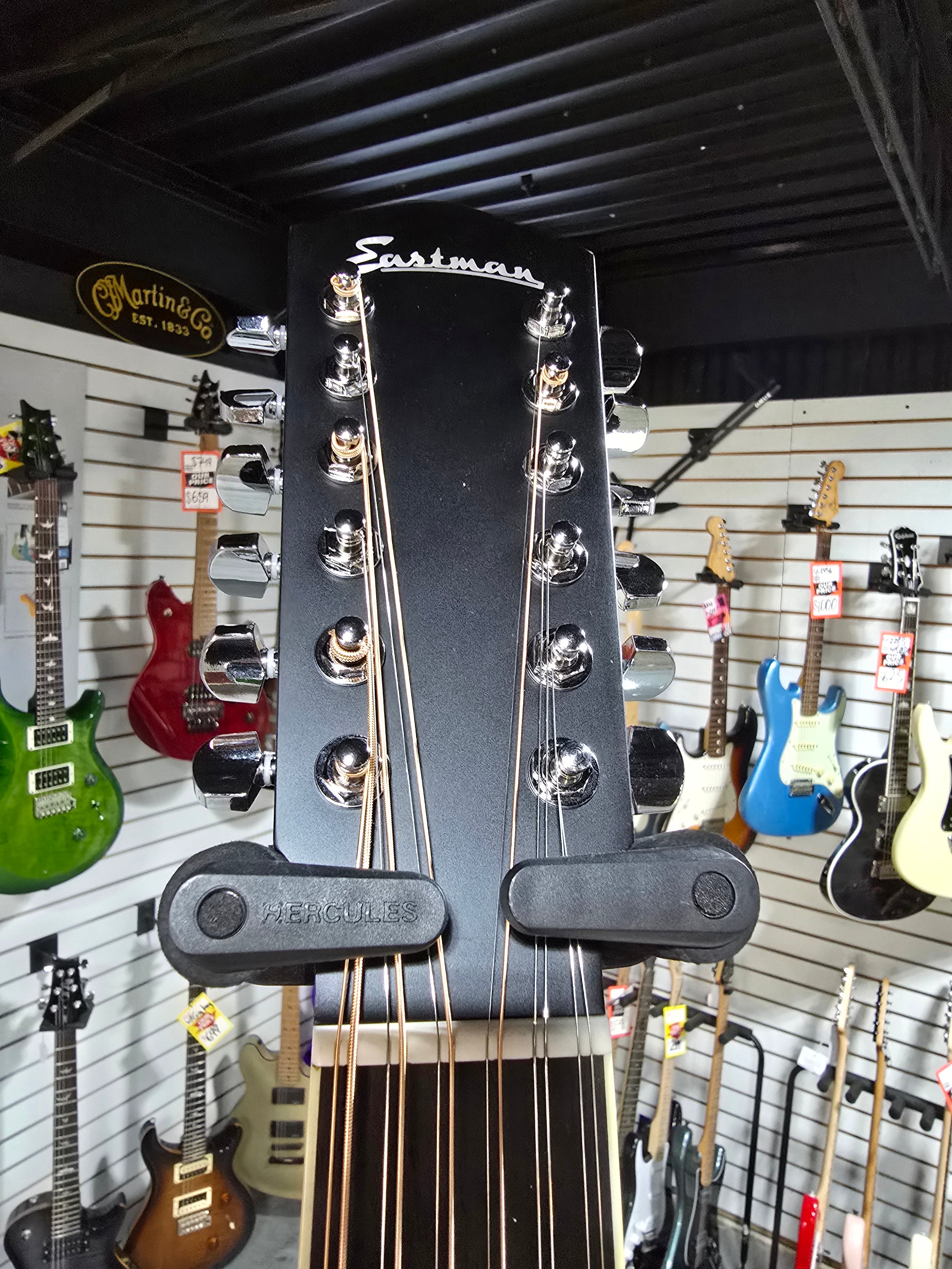 Eastman AC330E - 12 String Acoustic Guitar - Natural W/OHSC & PLEK*D #990