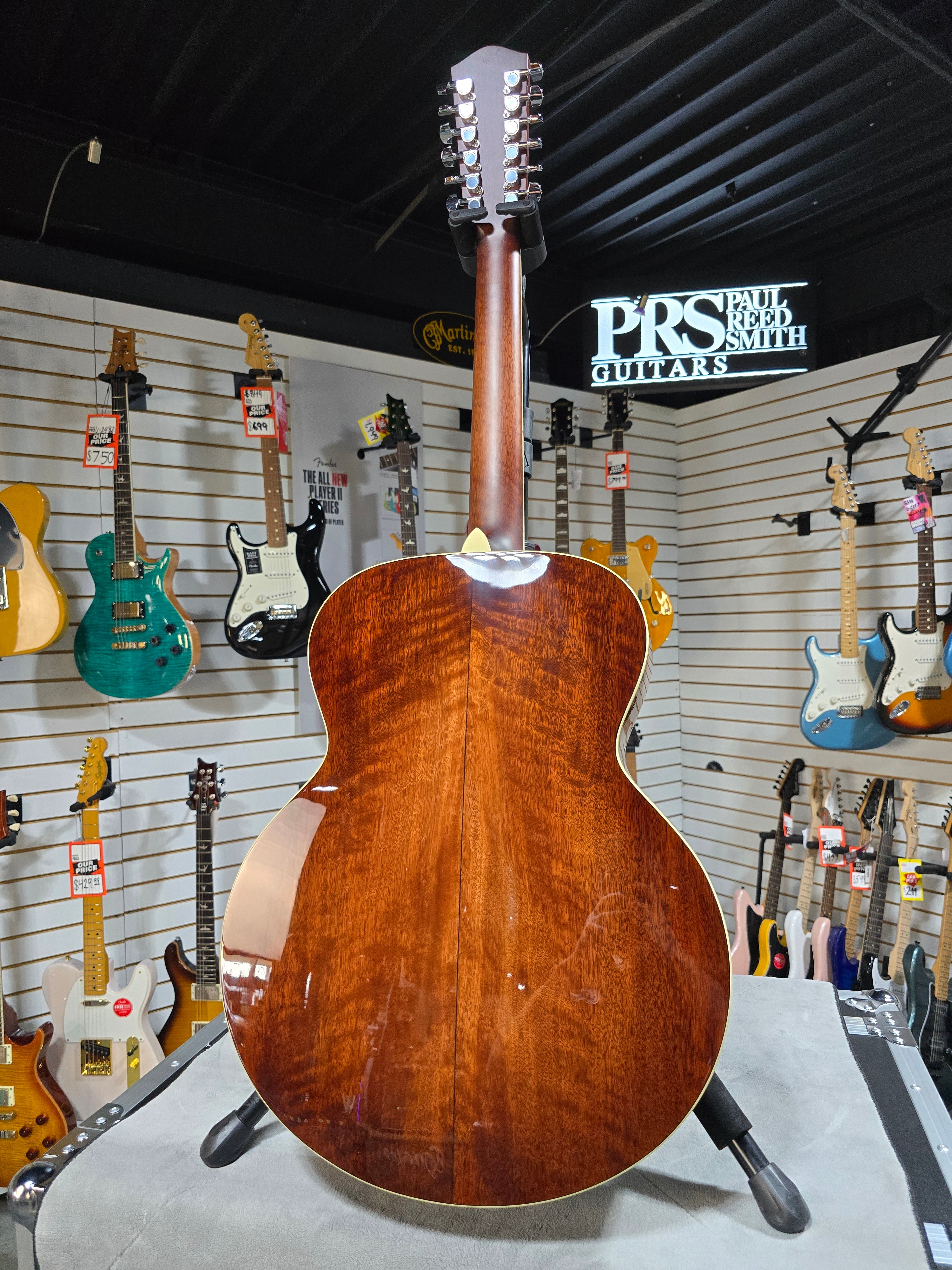 Eastman AC330E - 12 String Acoustic Guitar - Natural W/OHSC & PLEK*D #990