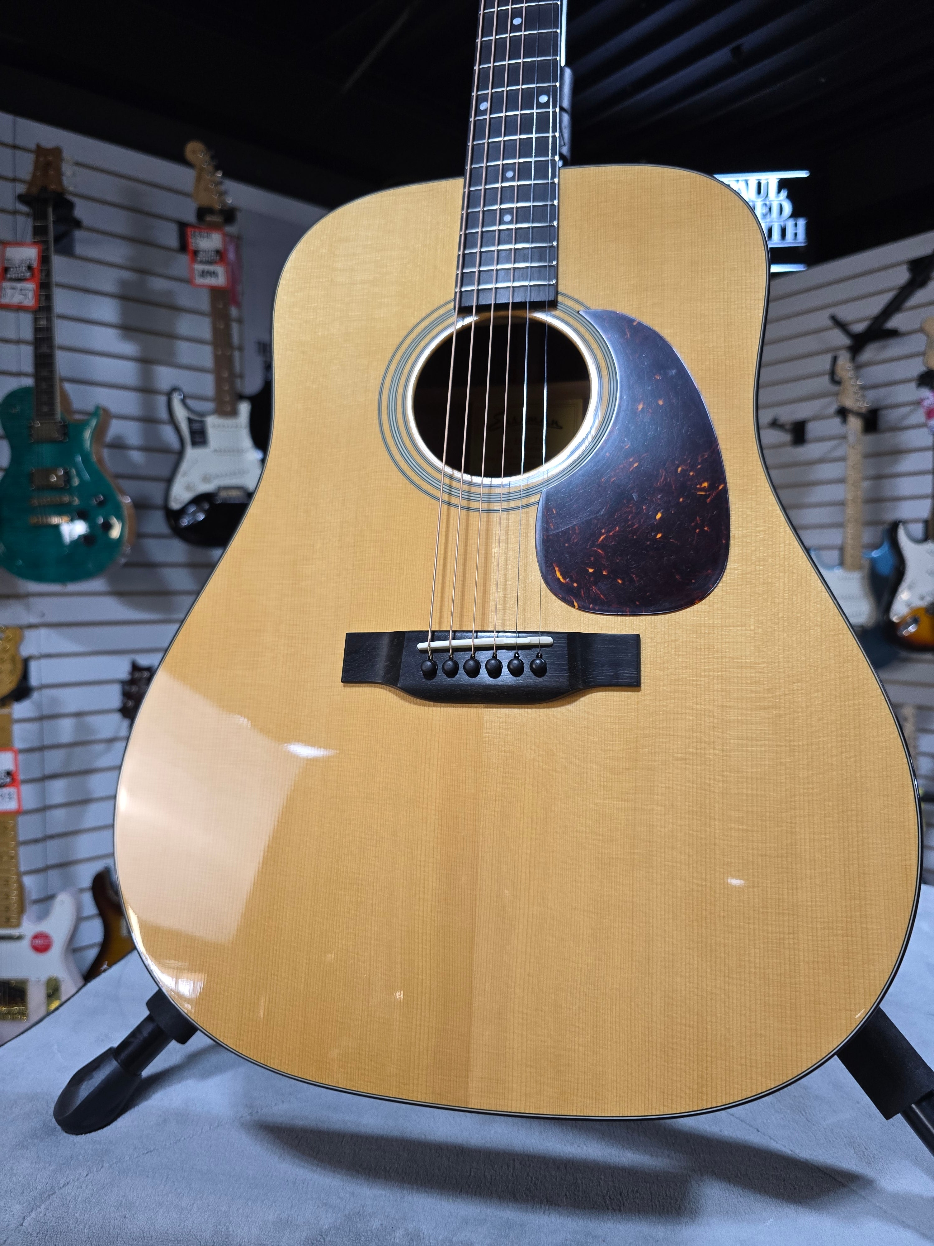 Eastman E6D Thermo-cured Dreadnought Acoustic Guitar - Natural w/OHSC & PLEK*D #746