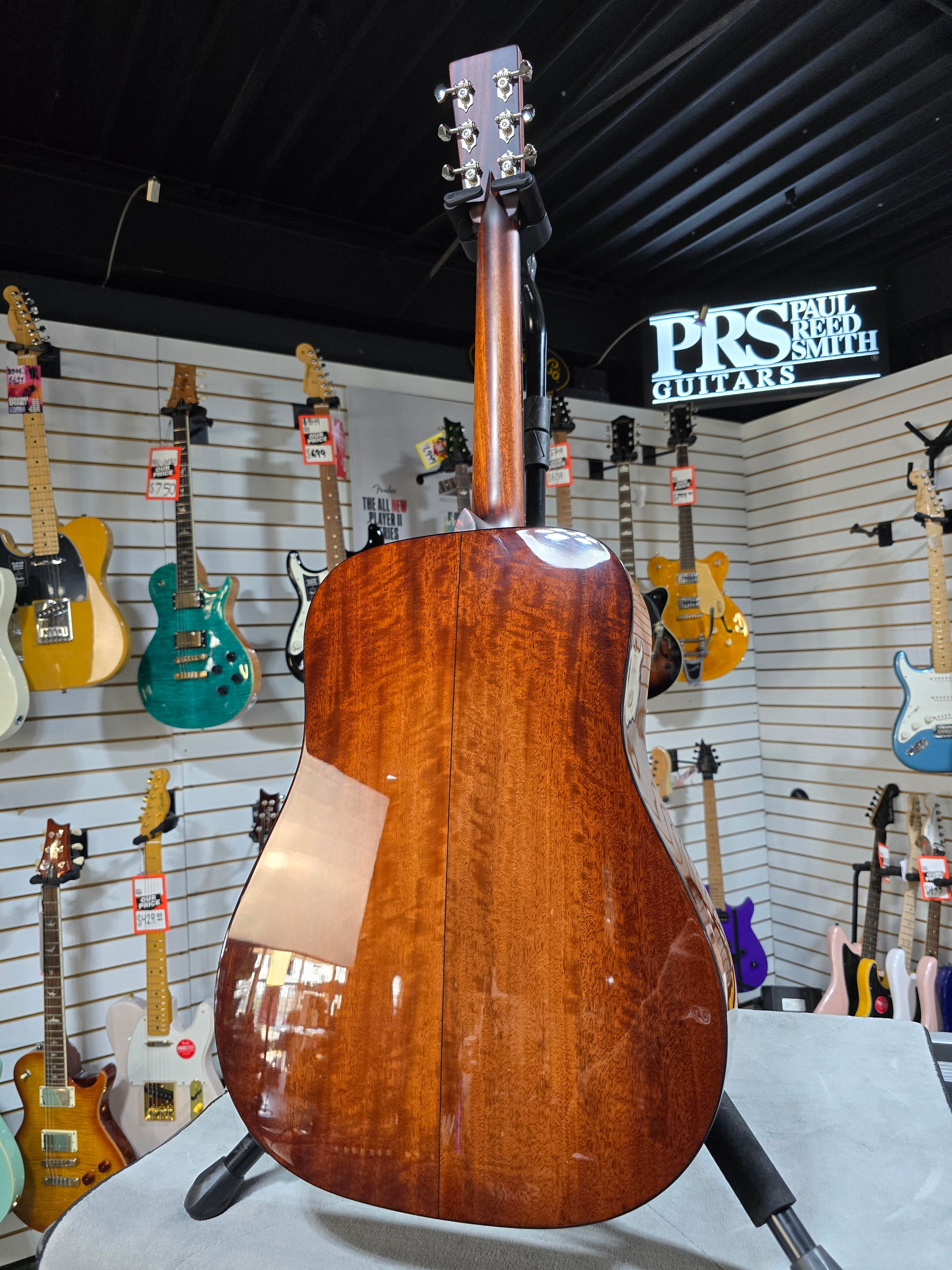 Eastman E6D Thermo-cured Dreadnought Acoustic Guitar - Natural w/OHSC & PLEK*D #746