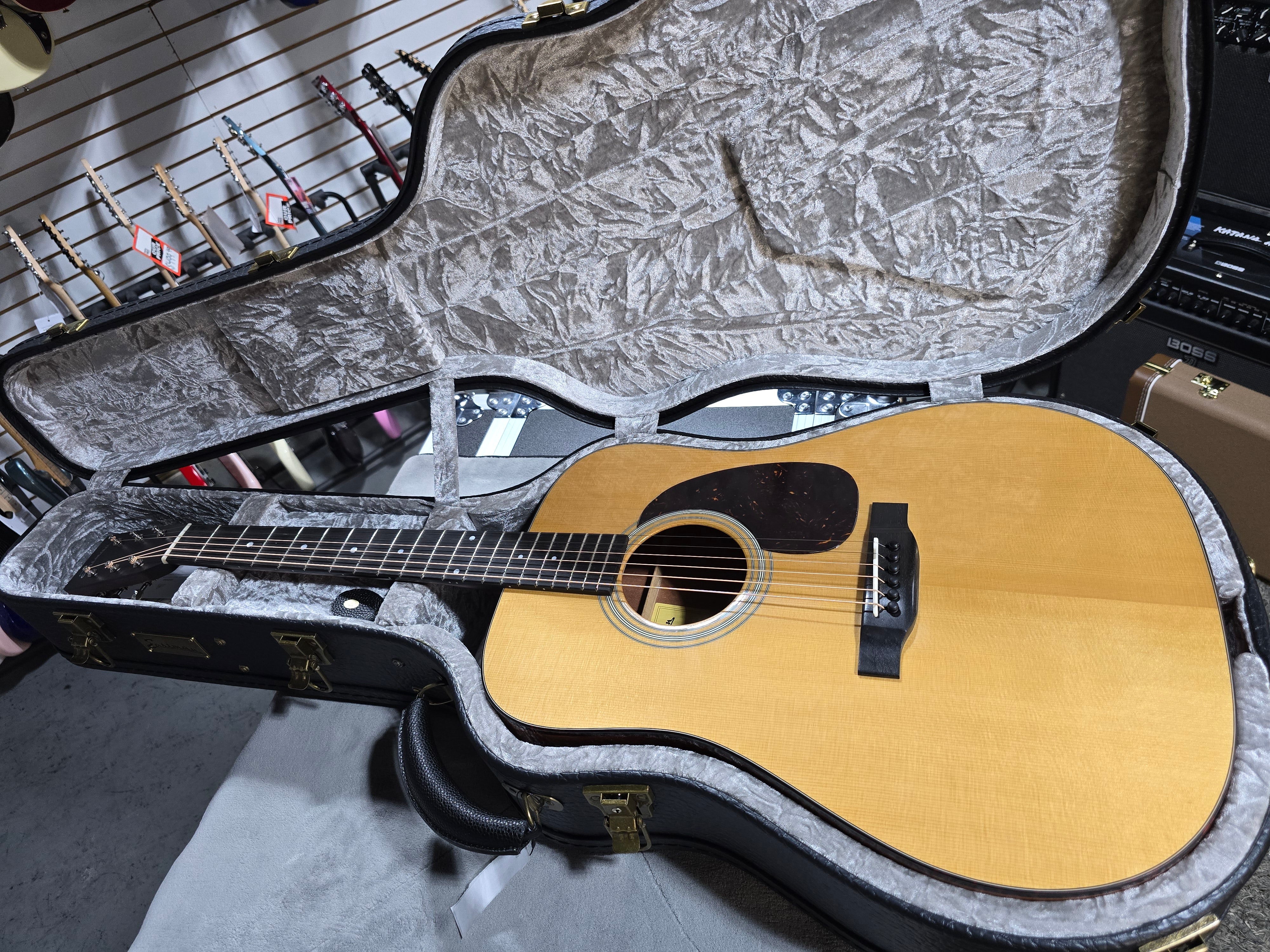 Eastman E6D Thermo-cured Dreadnought Acoustic Guitar - Natural w/OHSC & PLEK*D #746