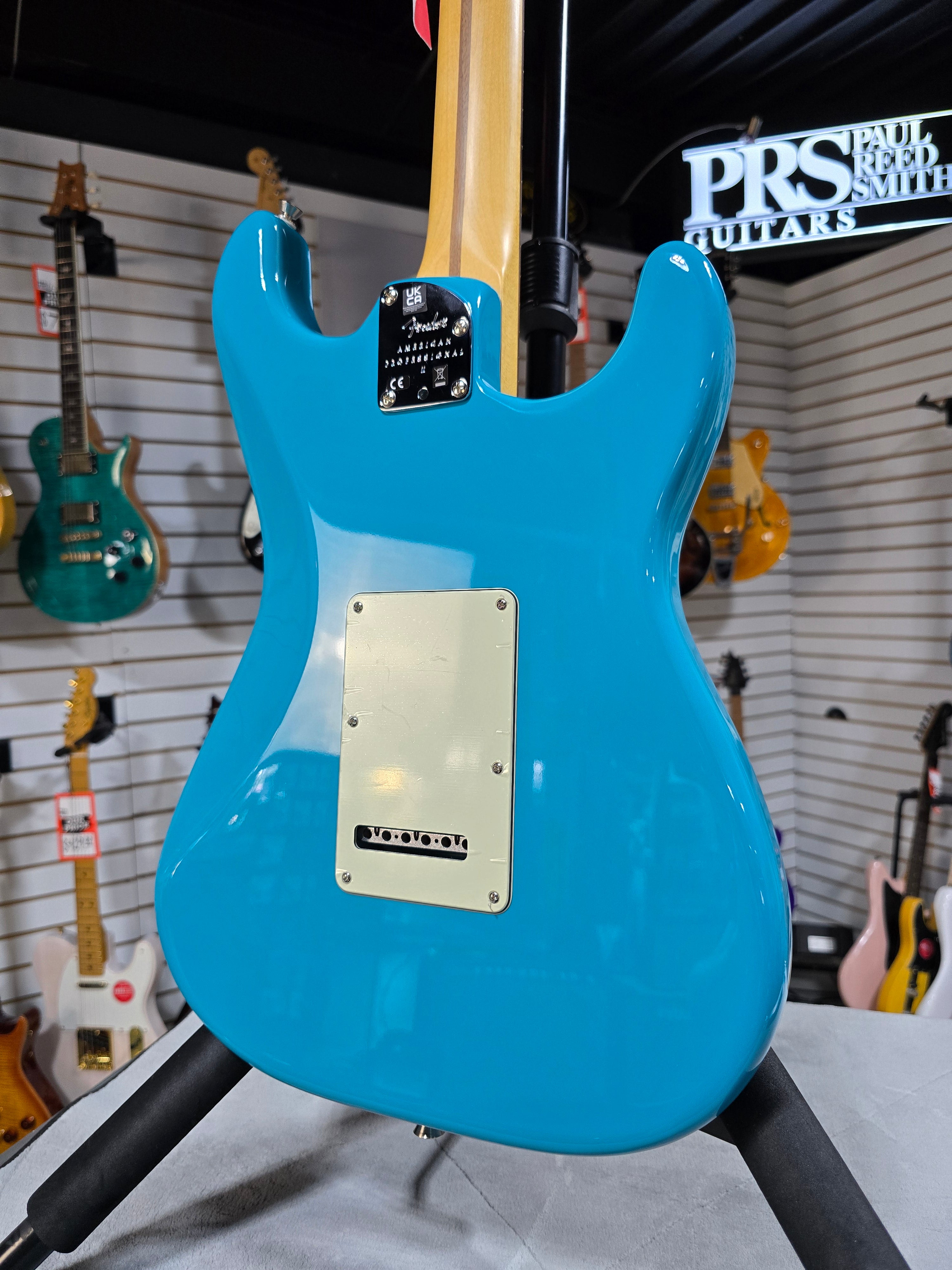 Fender American Professional II Stratocaster LH - Miami Blue w/Rosewood FB & OHSC + PLEK*D #693