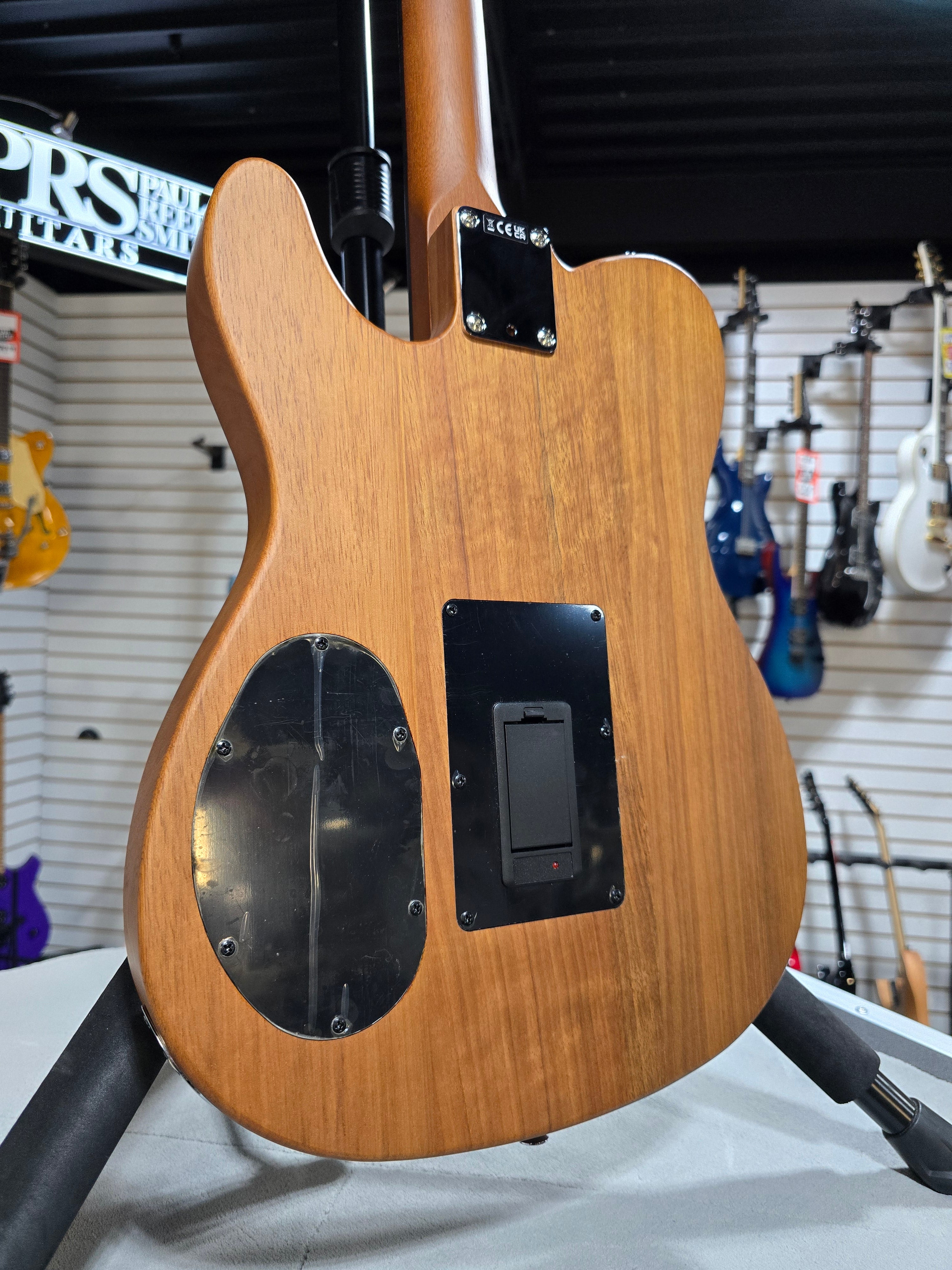 Fender Acoustasonic Standard Telecaster Acoustic-electric Guitar - Aged Natural & PLEK*D #339