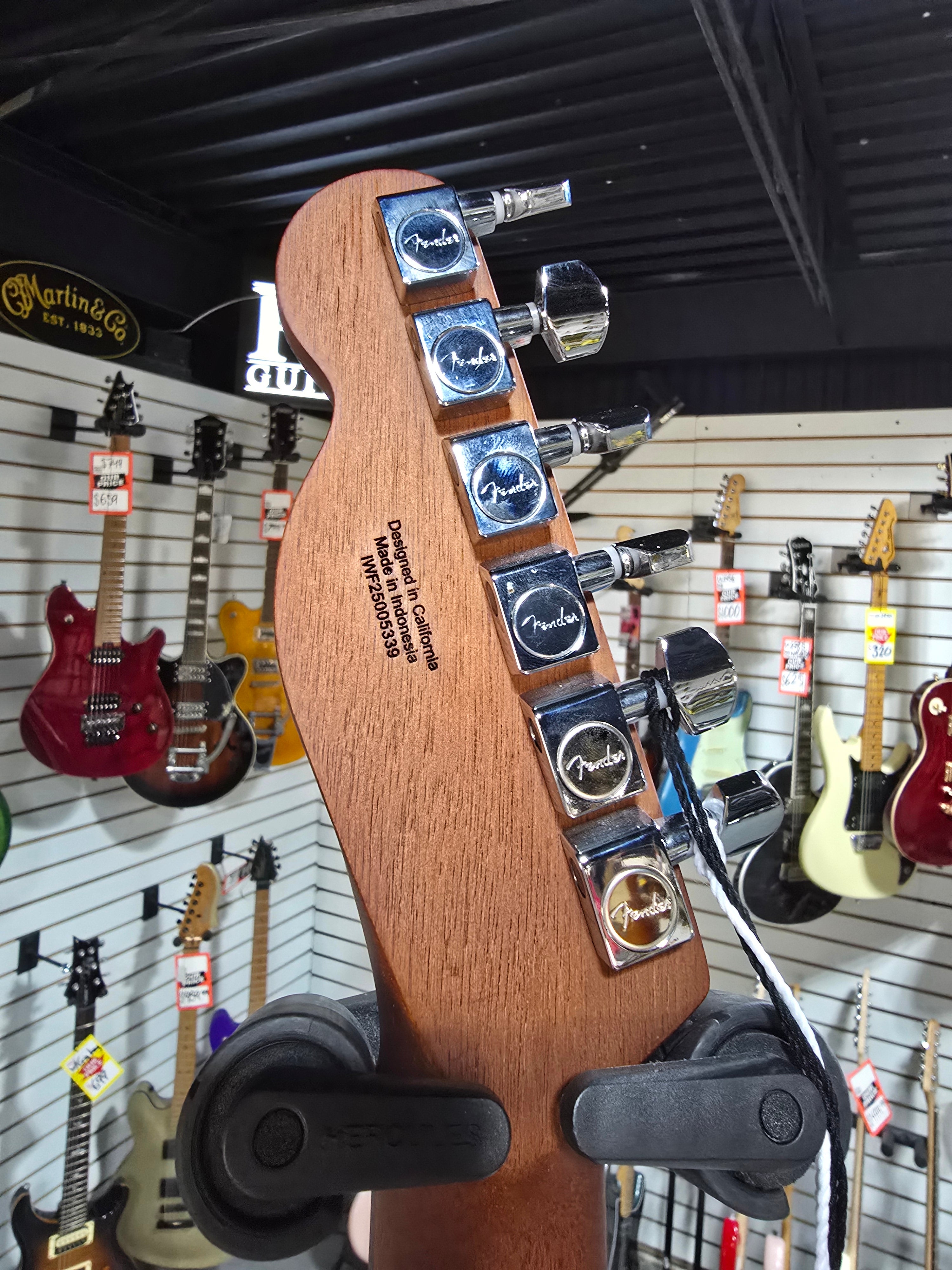 Fender Acoustasonic Standard Telecaster Acoustic-electric Guitar - Aged Natural & PLEK*D #339