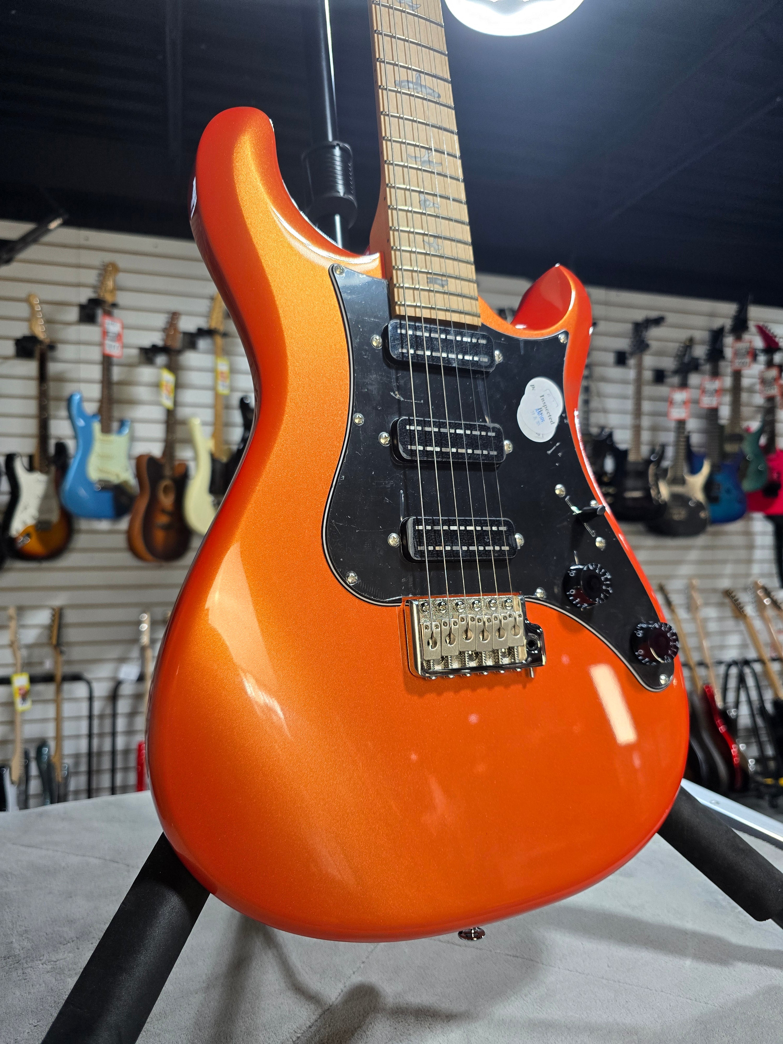 PRS SE NF 3 Electric Guitar - Metallic Orange & Gig Bag + PLEK*D #088