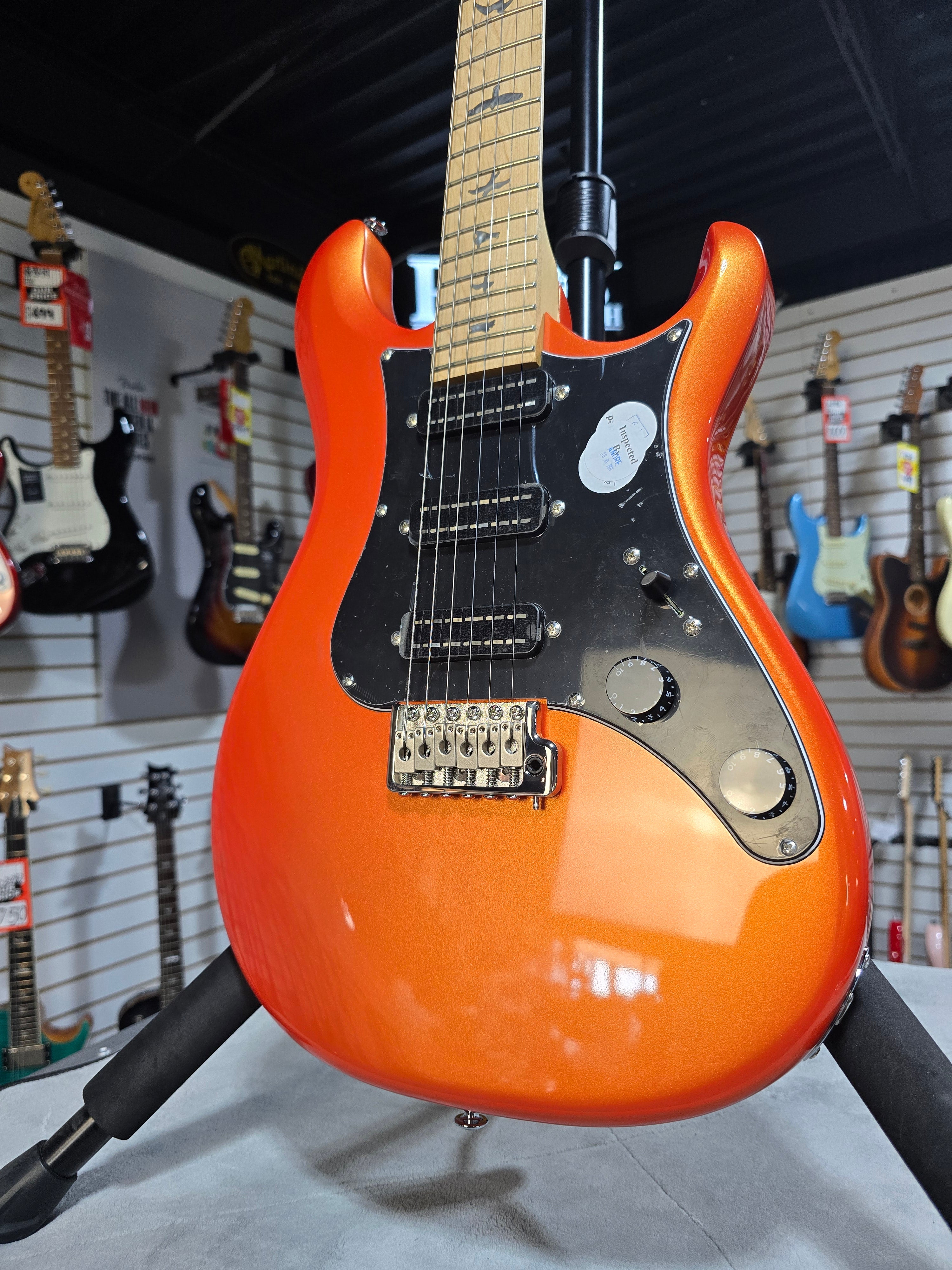 PRS SE NF 3 Electric Guitar - Metallic Orange & Gig Bag + PLEK*D #088
