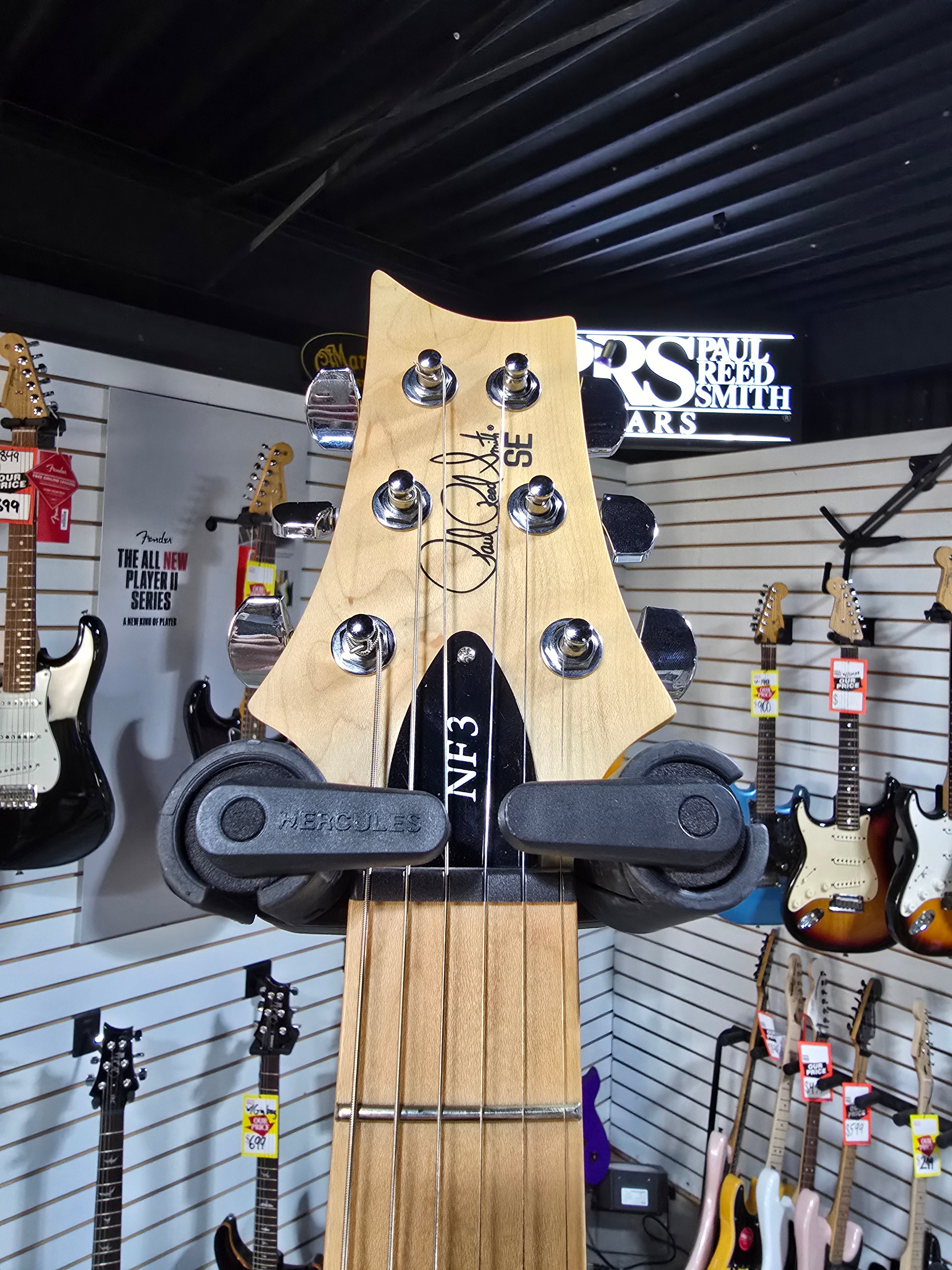 PRS SE NF 3 Electric Guitar - Metallic Orange & Gig Bag + PLEK*D #088