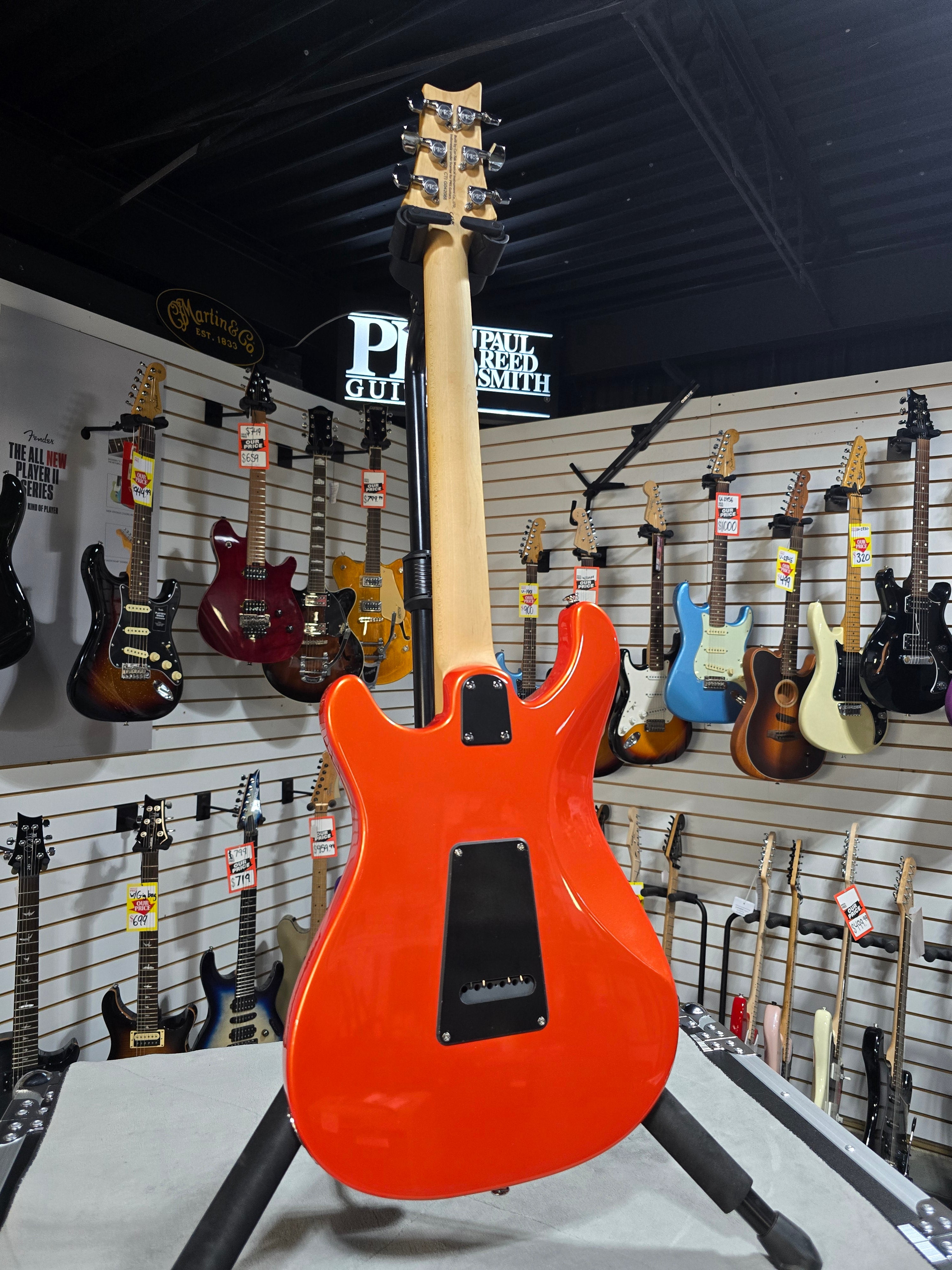 PRS SE NF 3 Electric Guitar - Metallic Orange & Gig Bag + PLEK*D #088