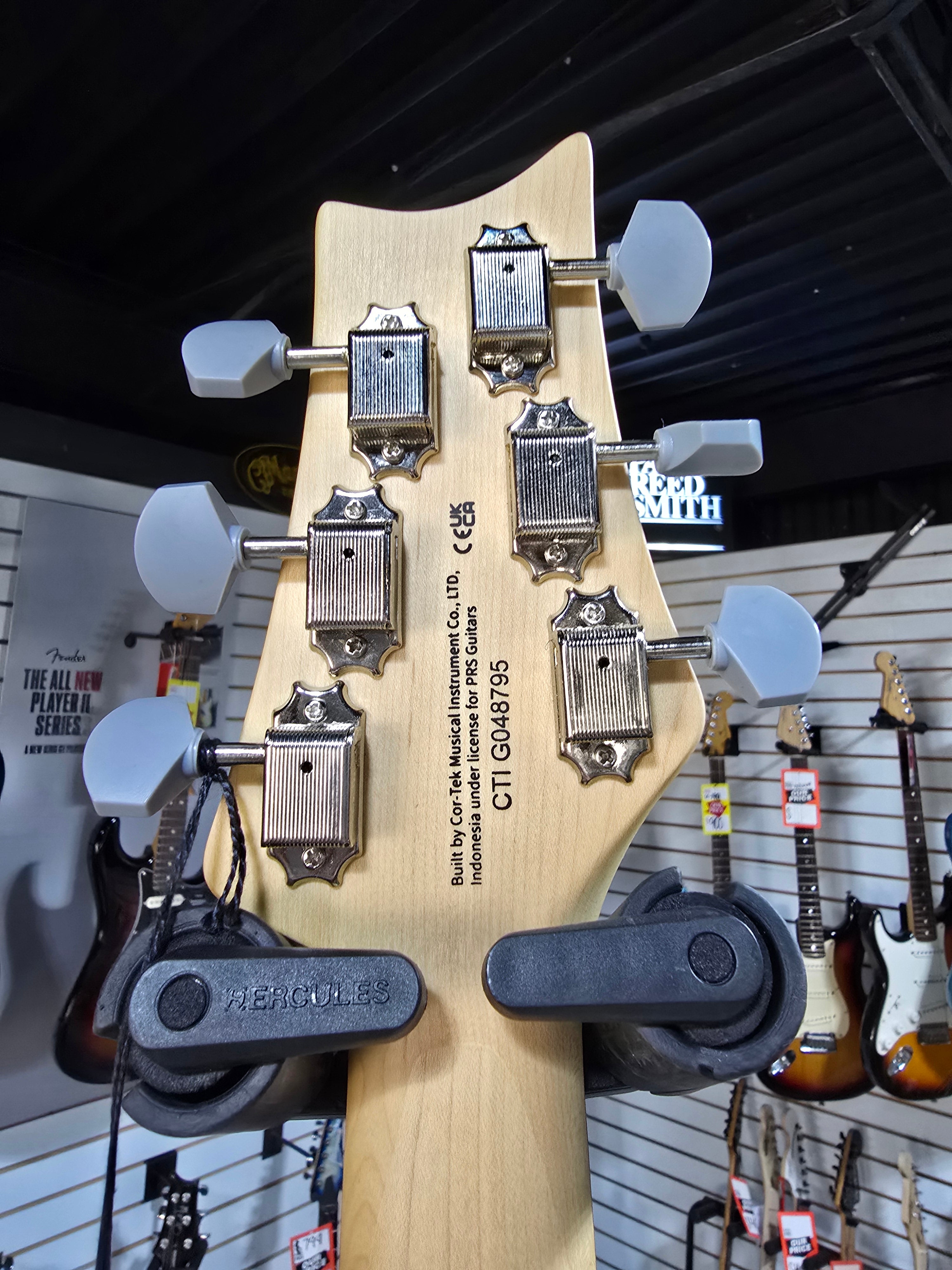 PRS SE Silver Sky Left-handed Electric Guitar - Moon White w/Gig Bag & PLEK*D #795